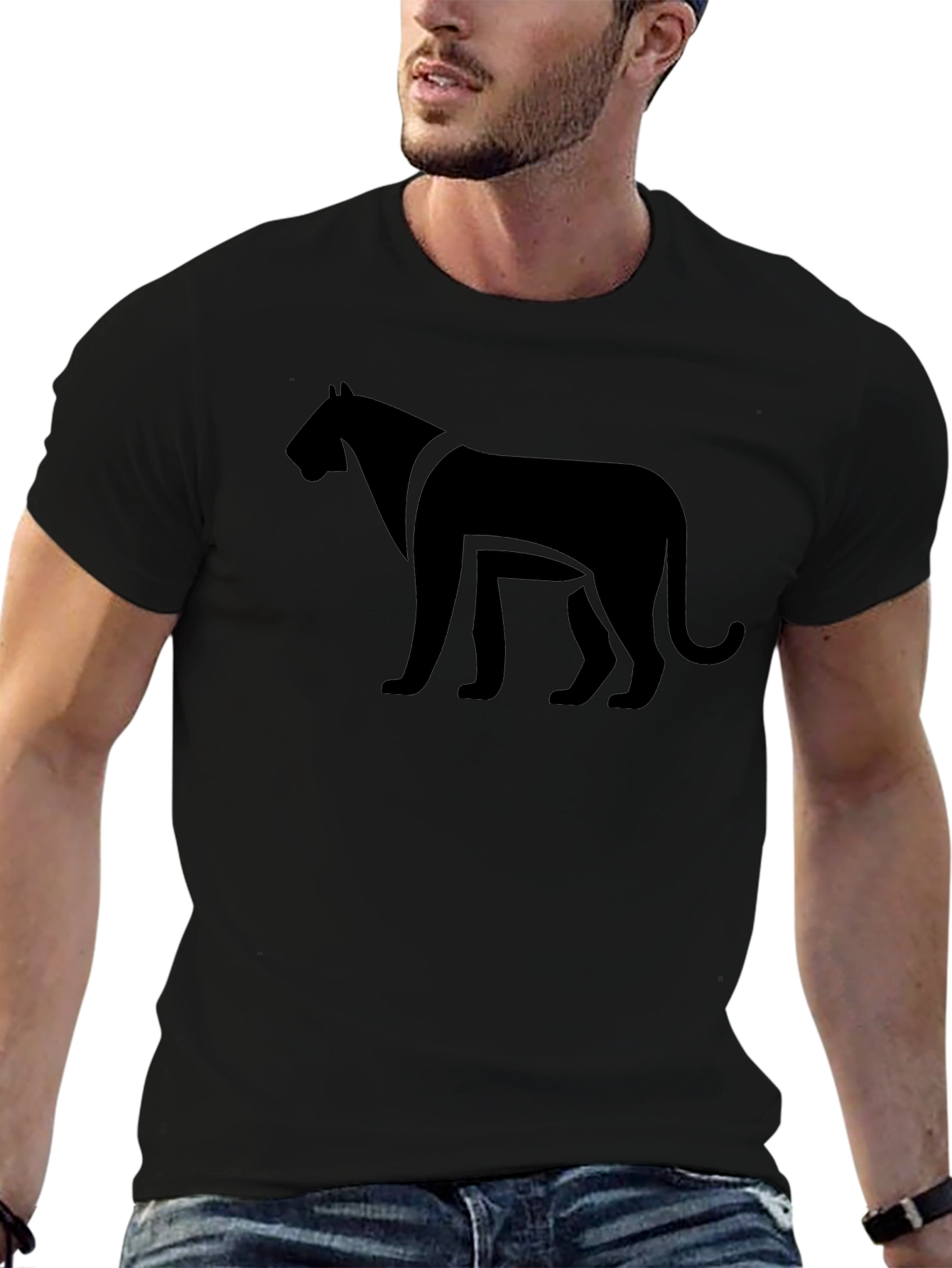 Black Panther Graphic Tee - Mens Fashion