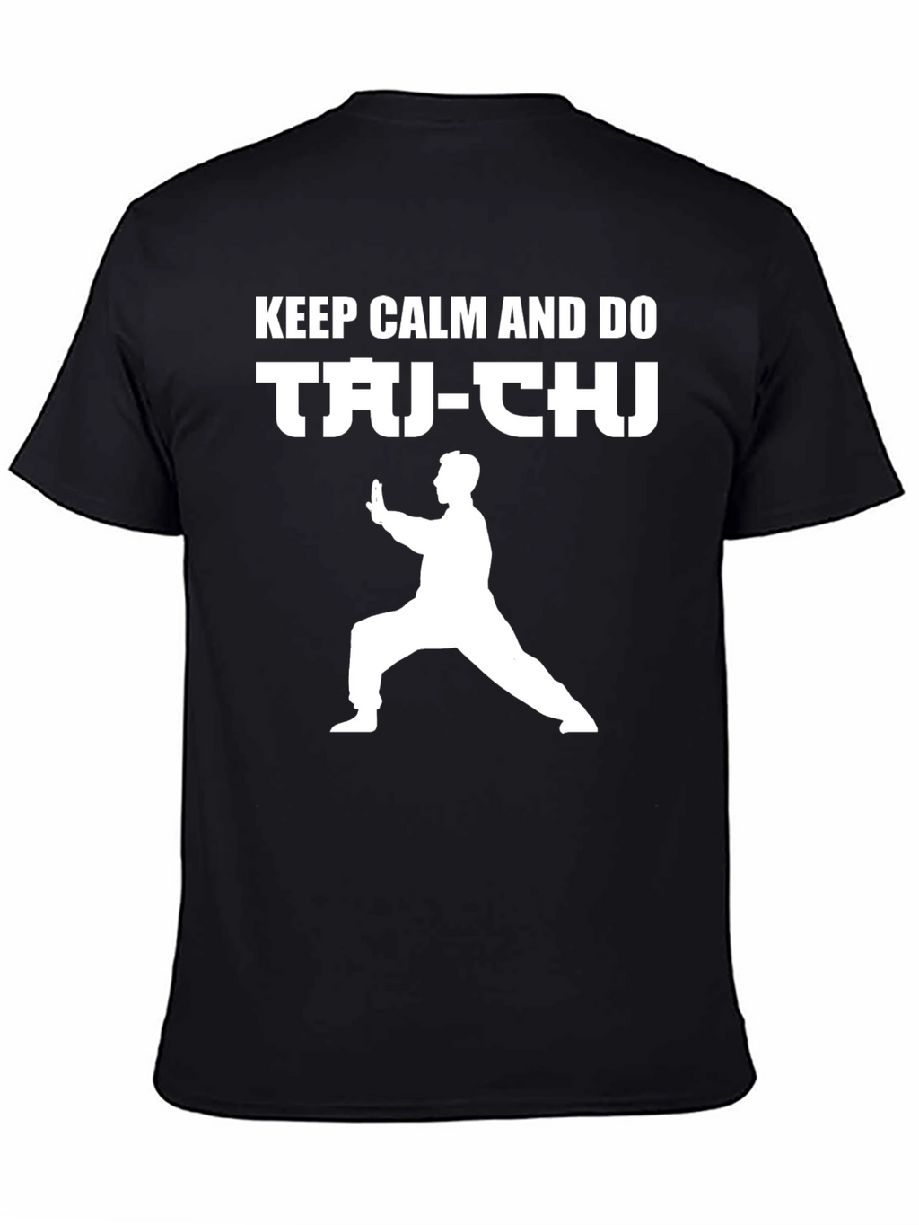 Keep Calm and Do Tai-Chi Black T-Shirt