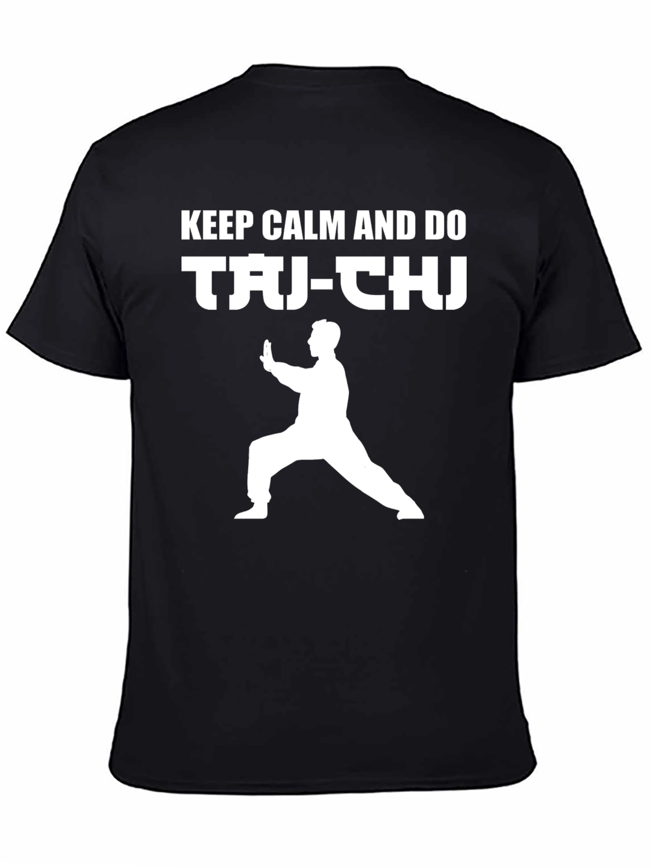 Keep Calm and Do Tai-Chi Black T-Shirt