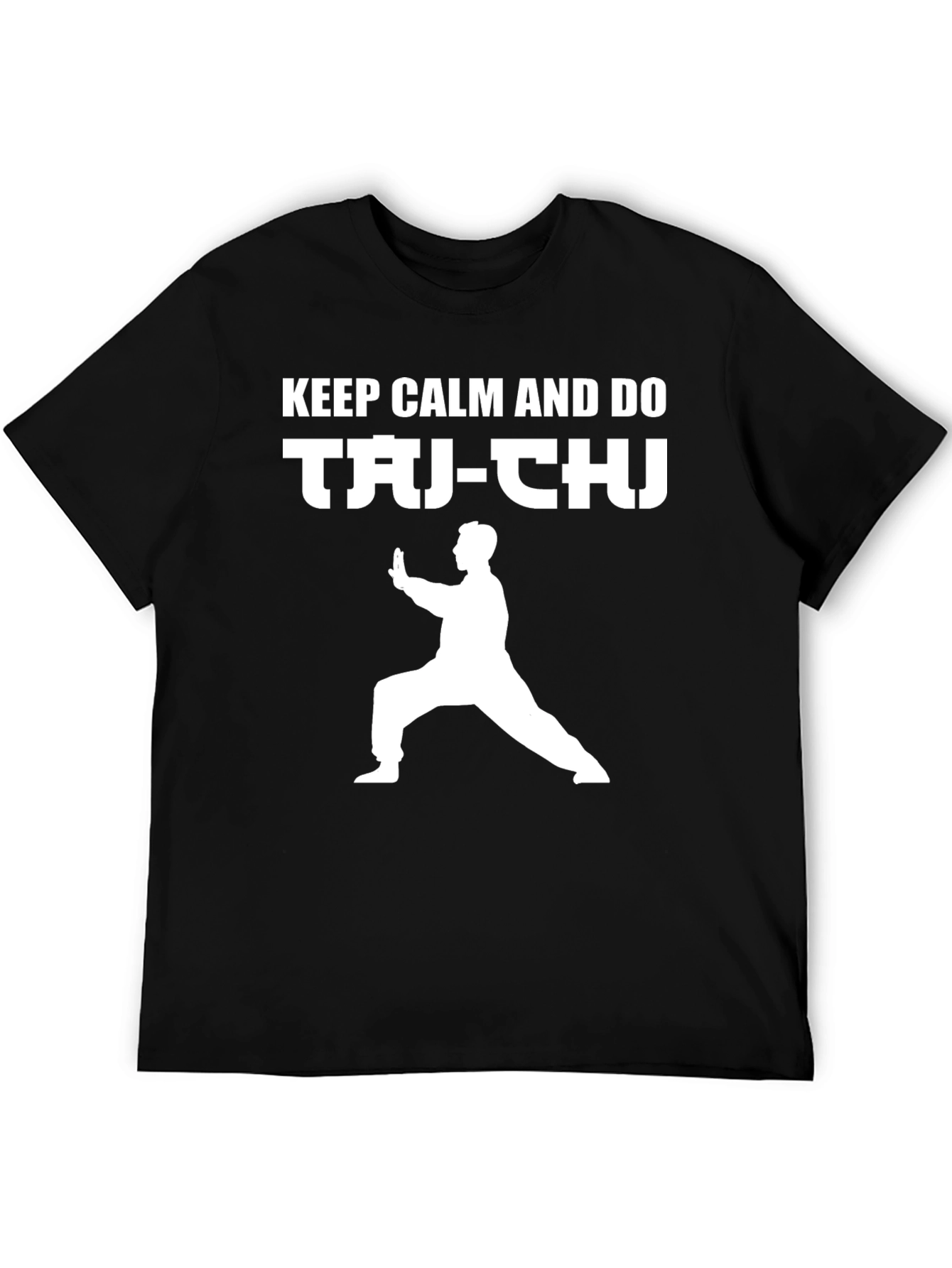 Keep Calm and Do Tai-Chi Black T-Shirt