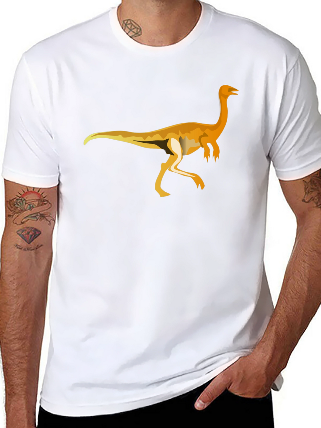 Dinosaur Graphic Black T-Shirt