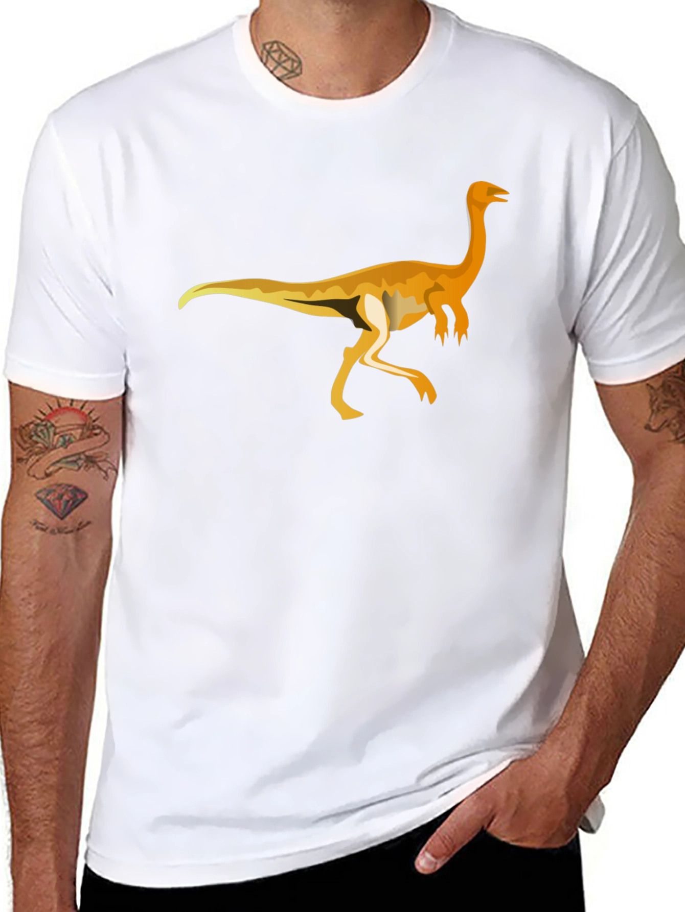 Dinosaur Graphic Black T-Shirt