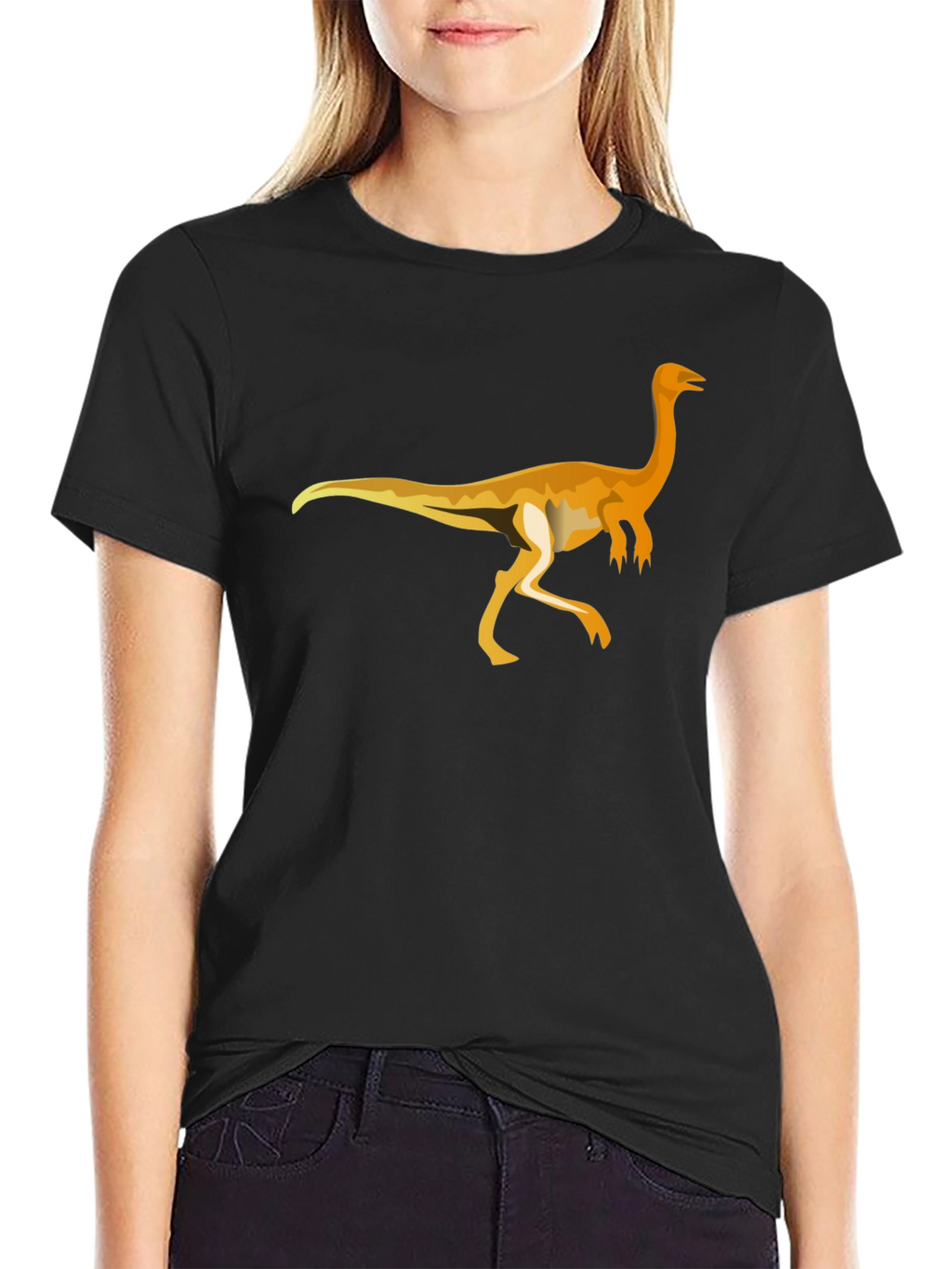 Dinosaur Graphic Black T-Shirt