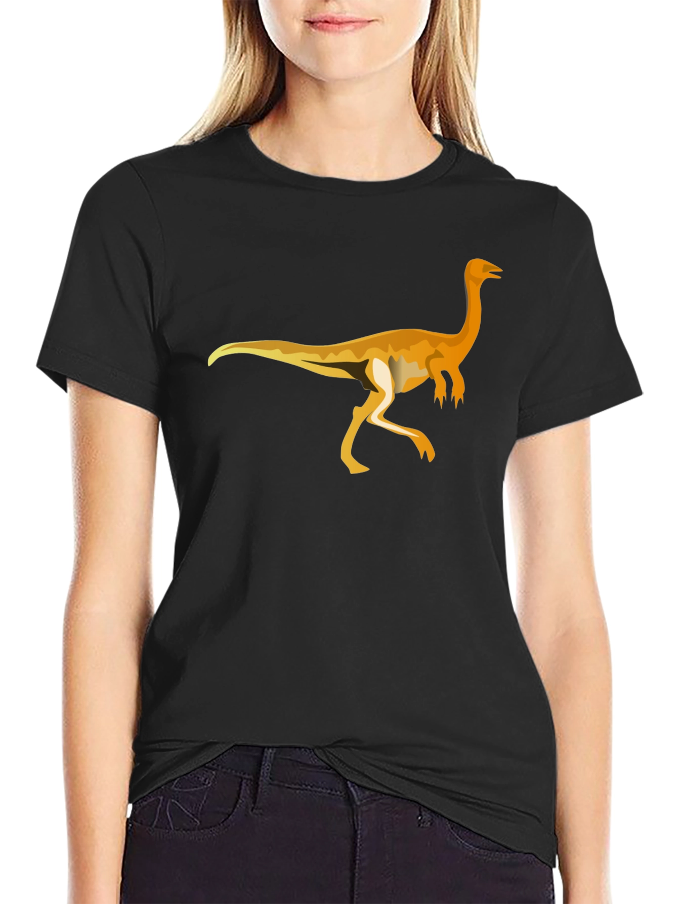 Dinosaur Graphic Black T-Shirt