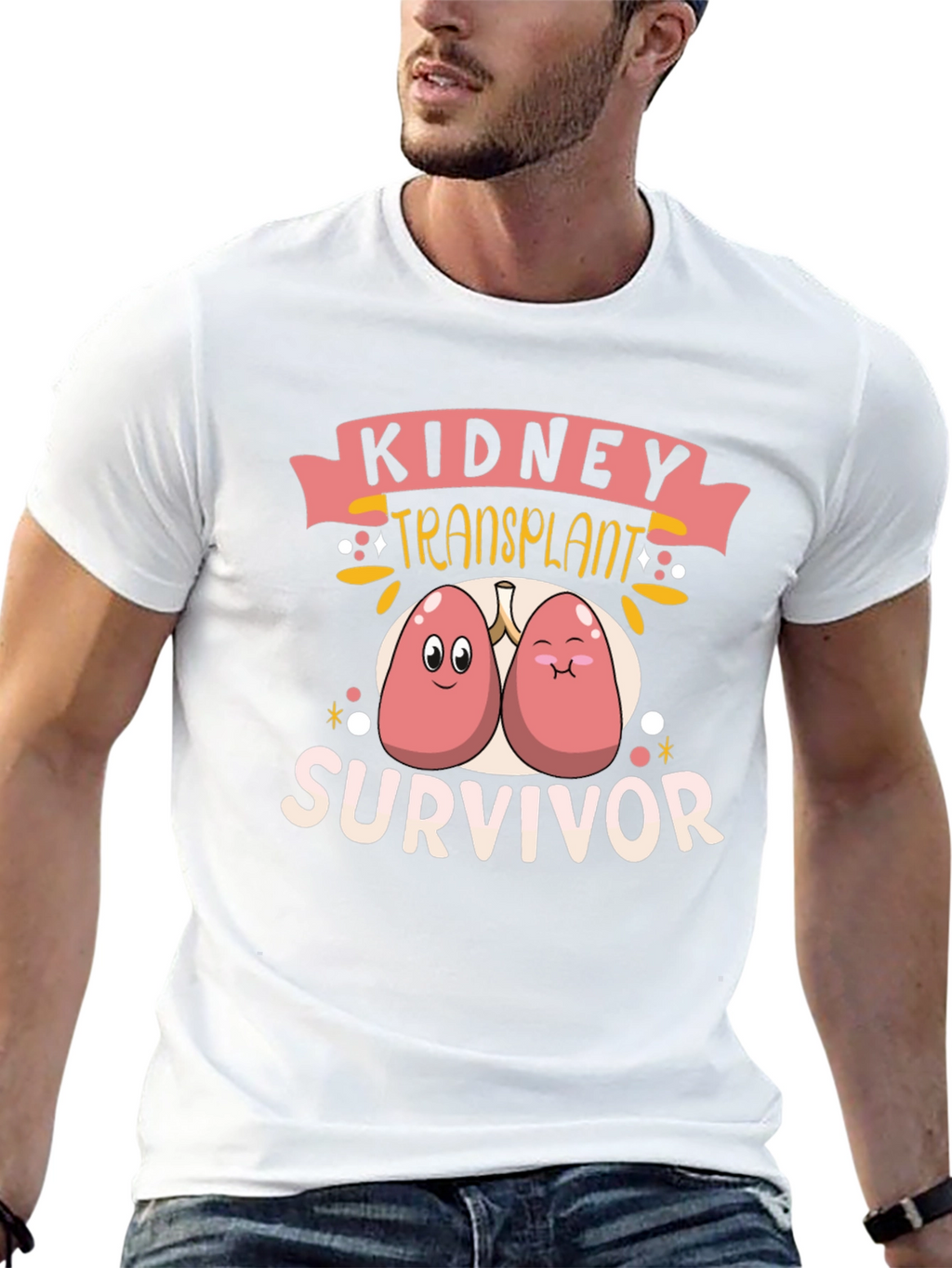 Kidney Transplant Survivor Black T-Shirt