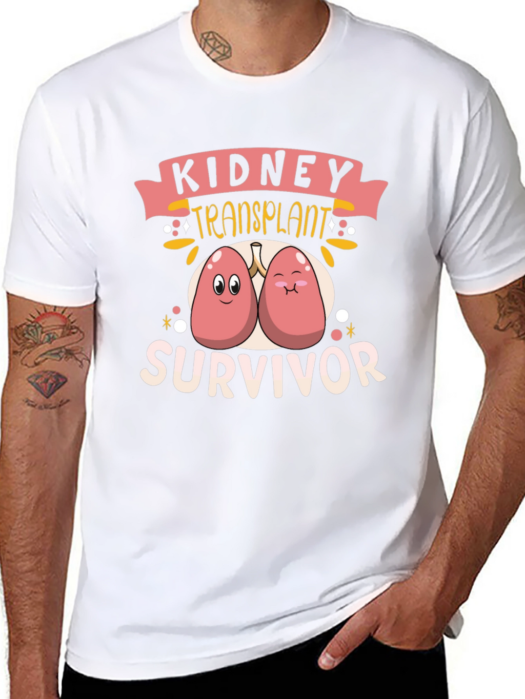 Kidney Transplant Survivor Black T-Shirt