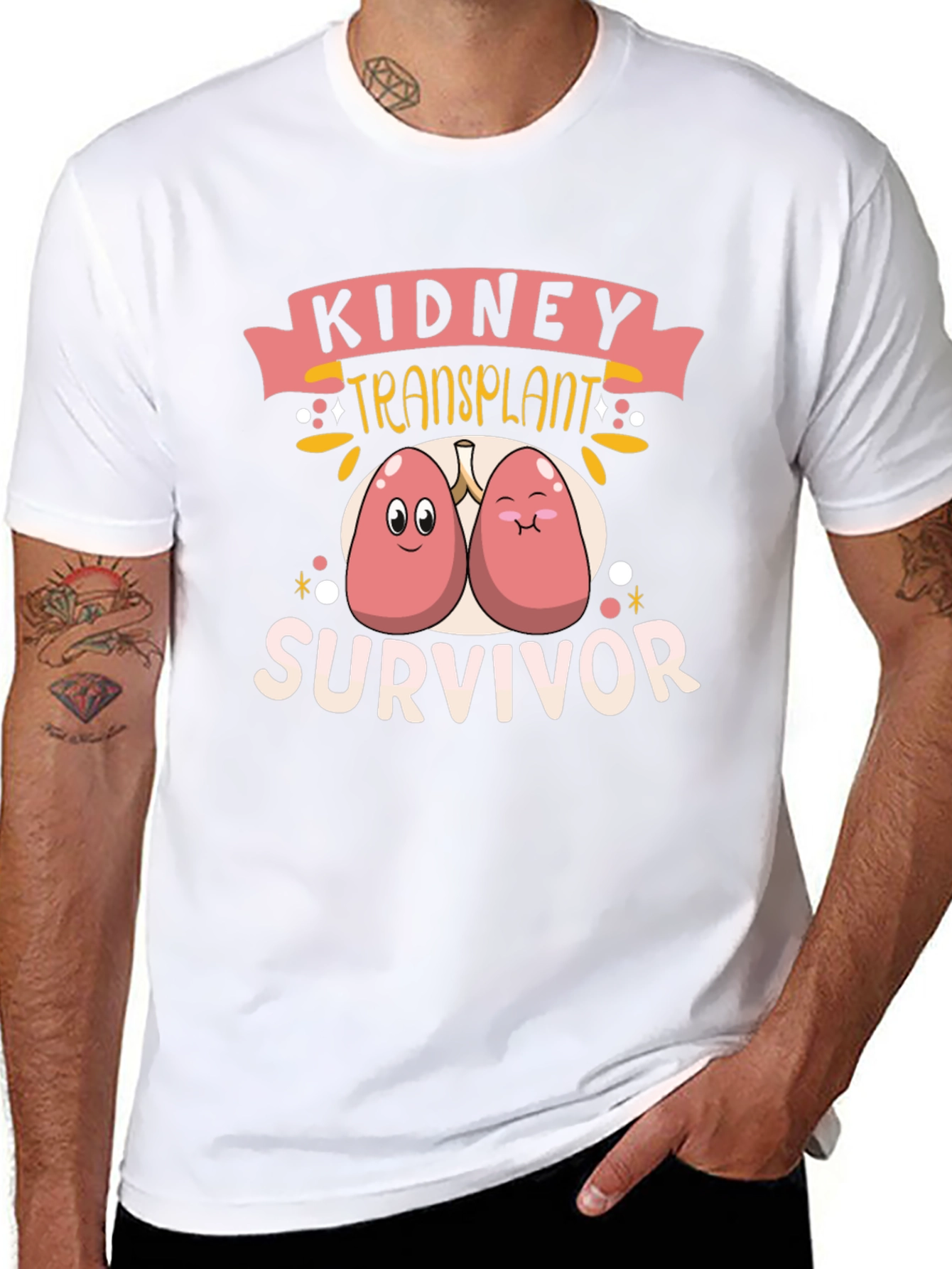 Kidney Transplant Survivor Black T-Shirt
