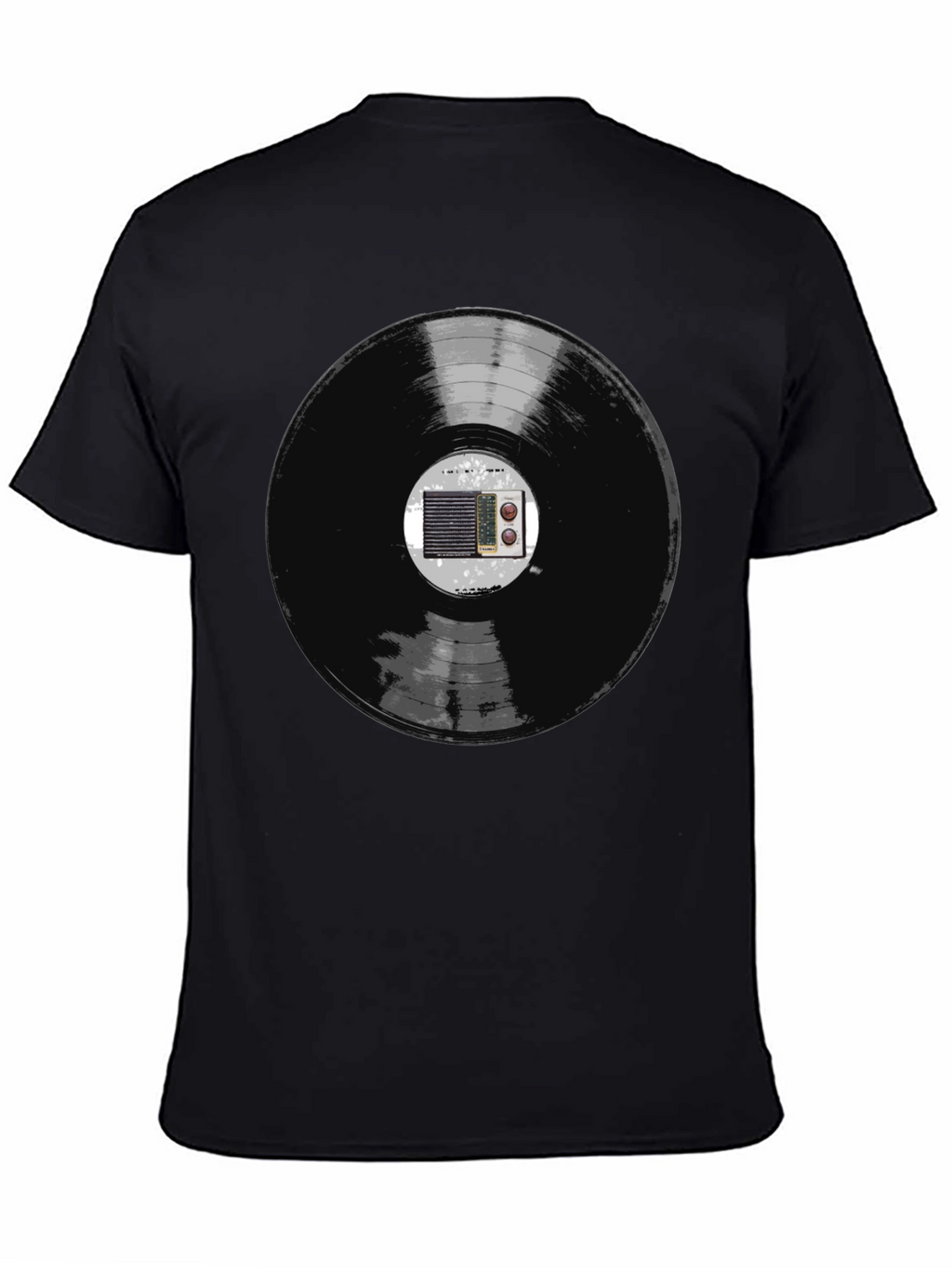 Retro Vinyl Record Radio Graphic Tee