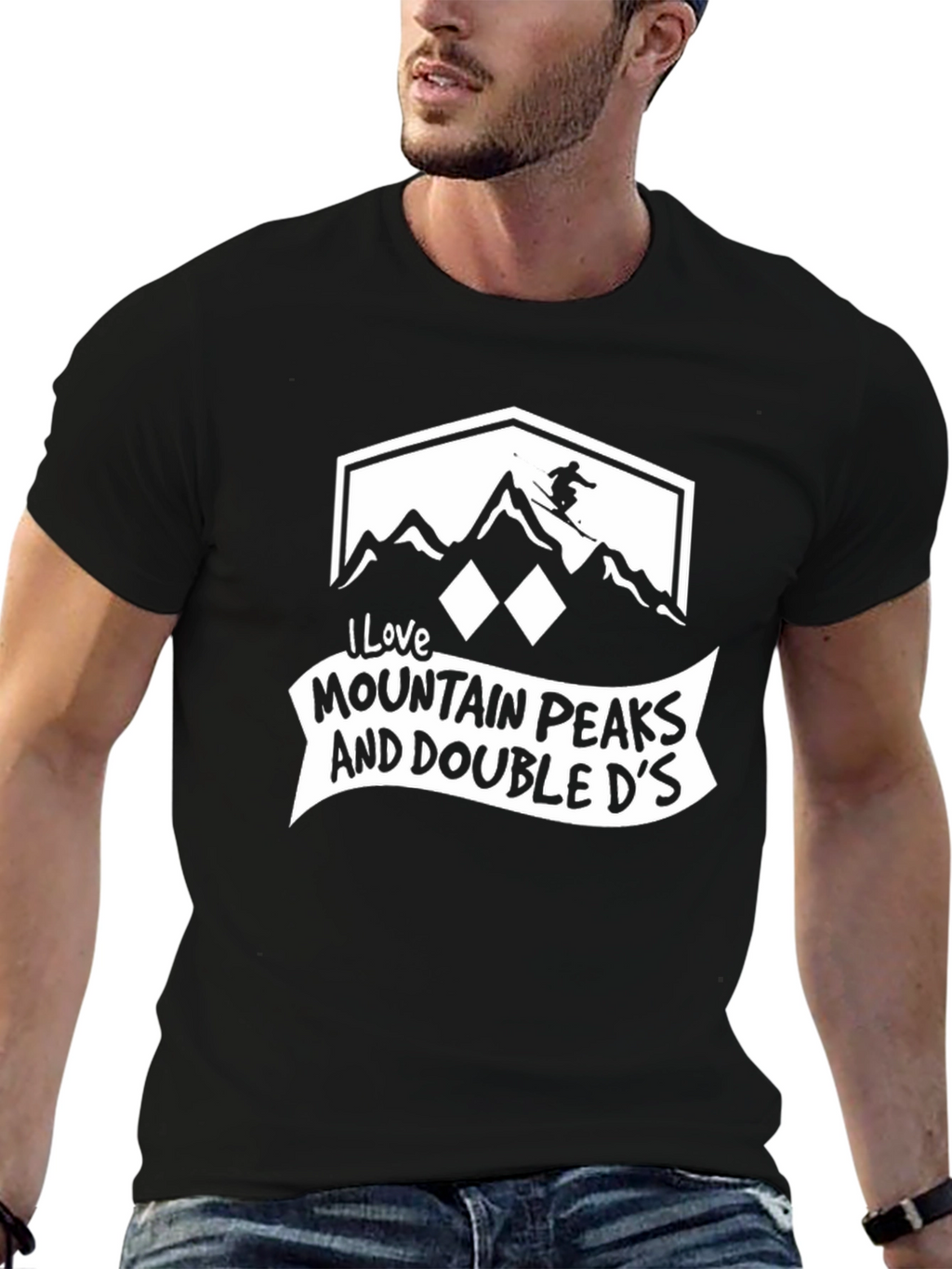 Mountain Peaks & Double Ds Graphic Tee