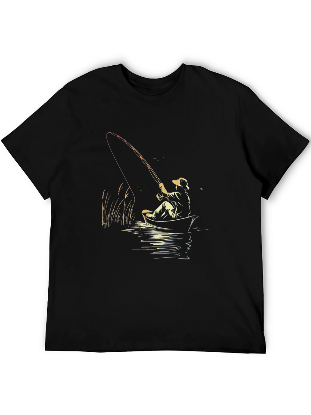 Fishing Graphic Tee - Angler Boat Trip Shirt