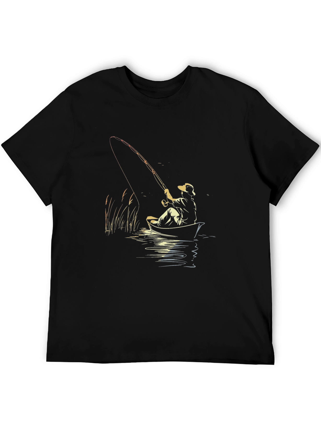 Fishing Graphic Tee - Angler Boat Trip Shirt
