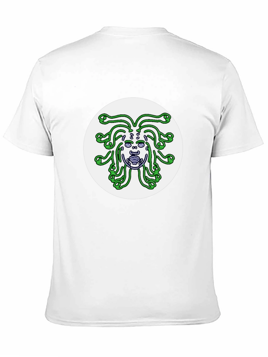 Medusa Graphic Tee - Black Cotton Shirt