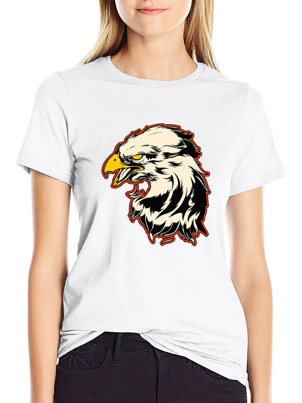 Eagle Graphic Tee - Bold Bird Design
