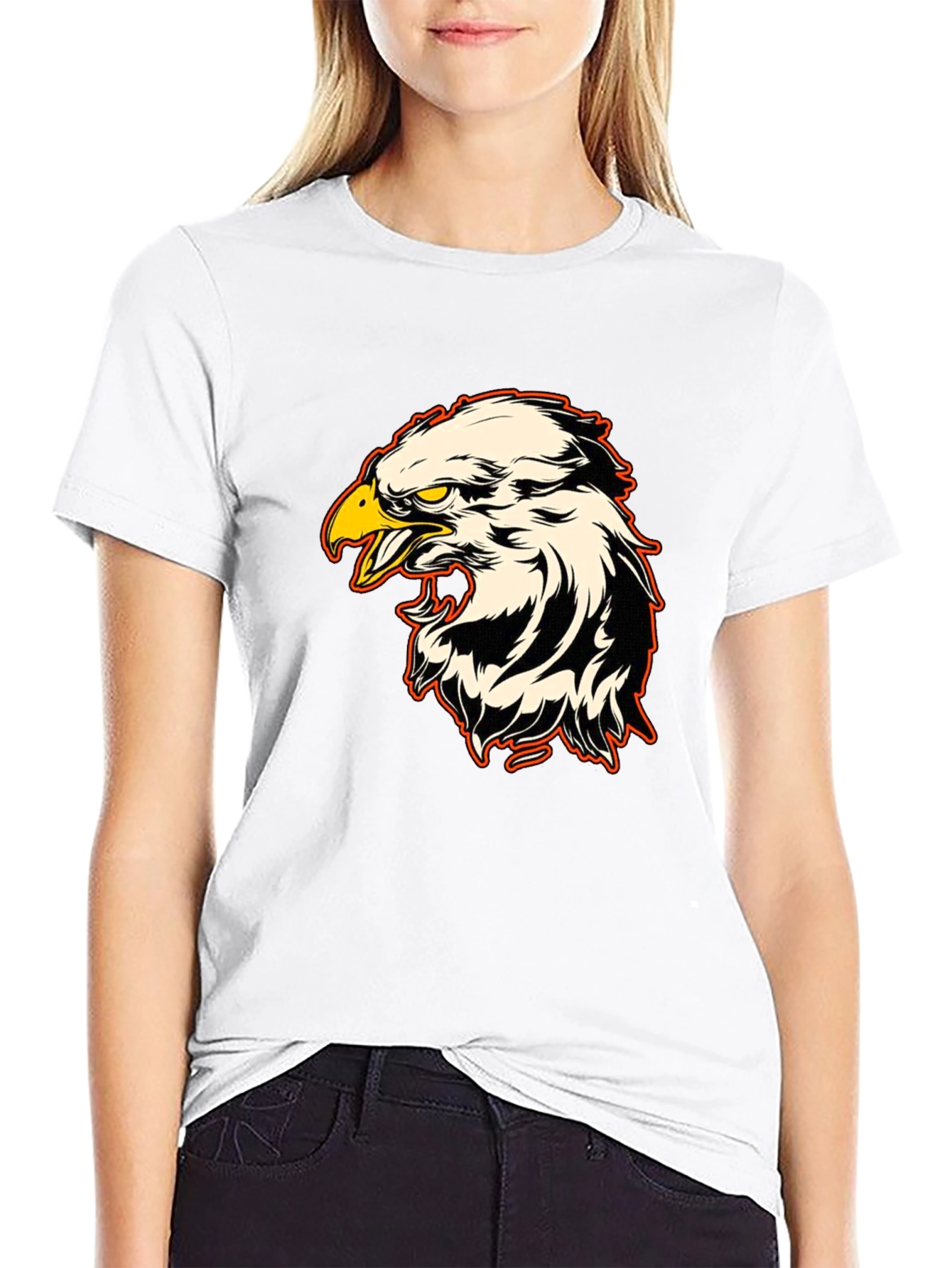Eagle Graphic Tee - Bold Bird Design