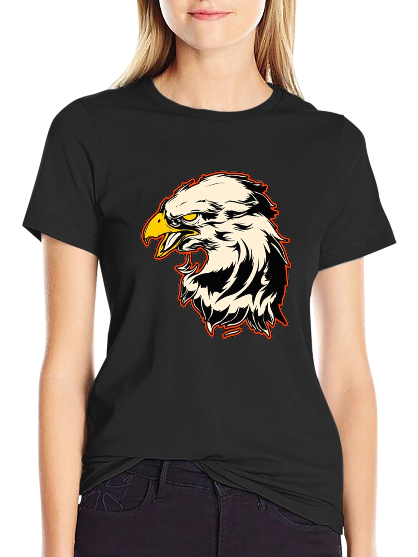 Eagle Graphic Tee - Bold Bird Design