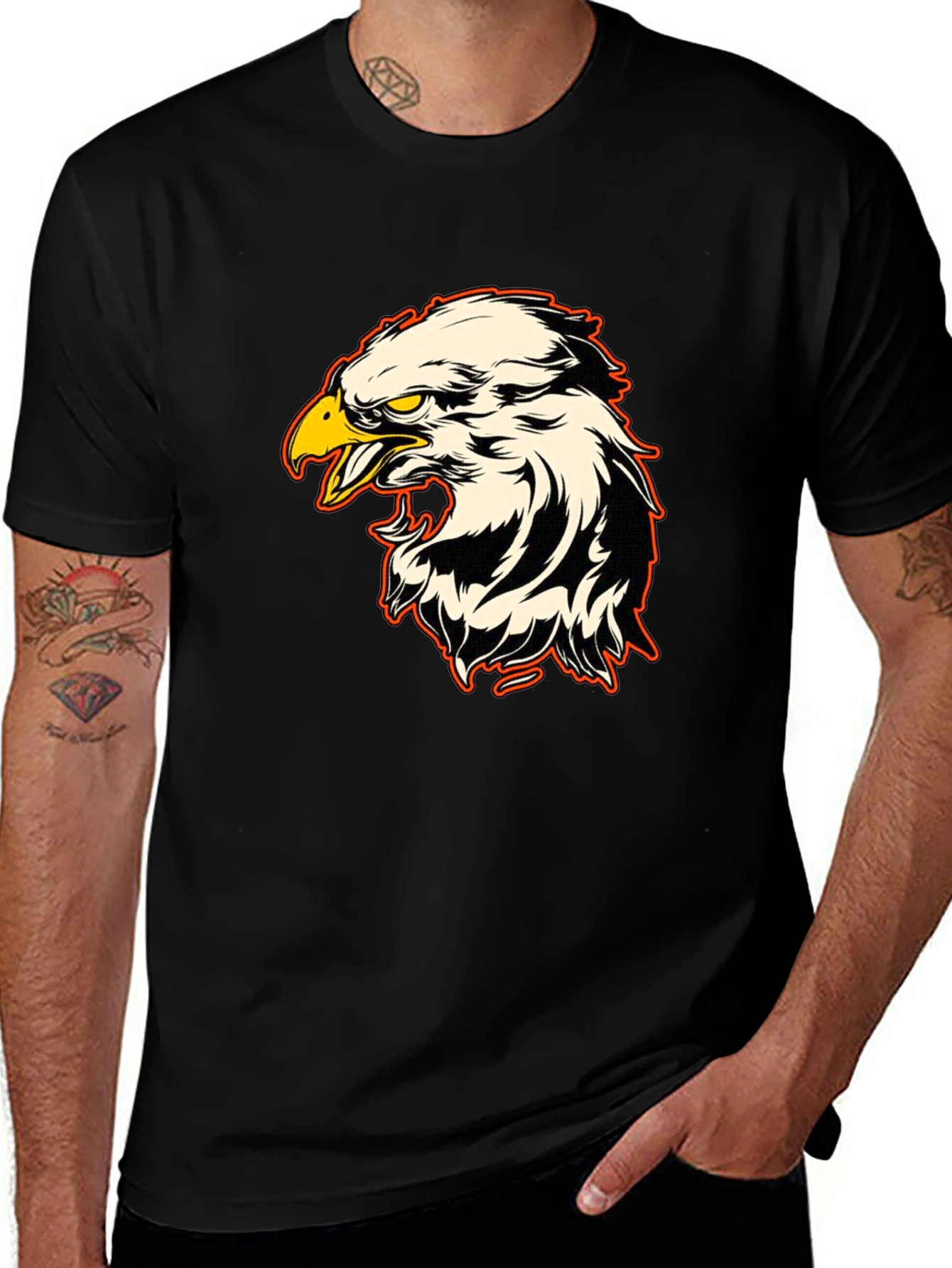 Eagle Graphic Tee - Bold Bird Design