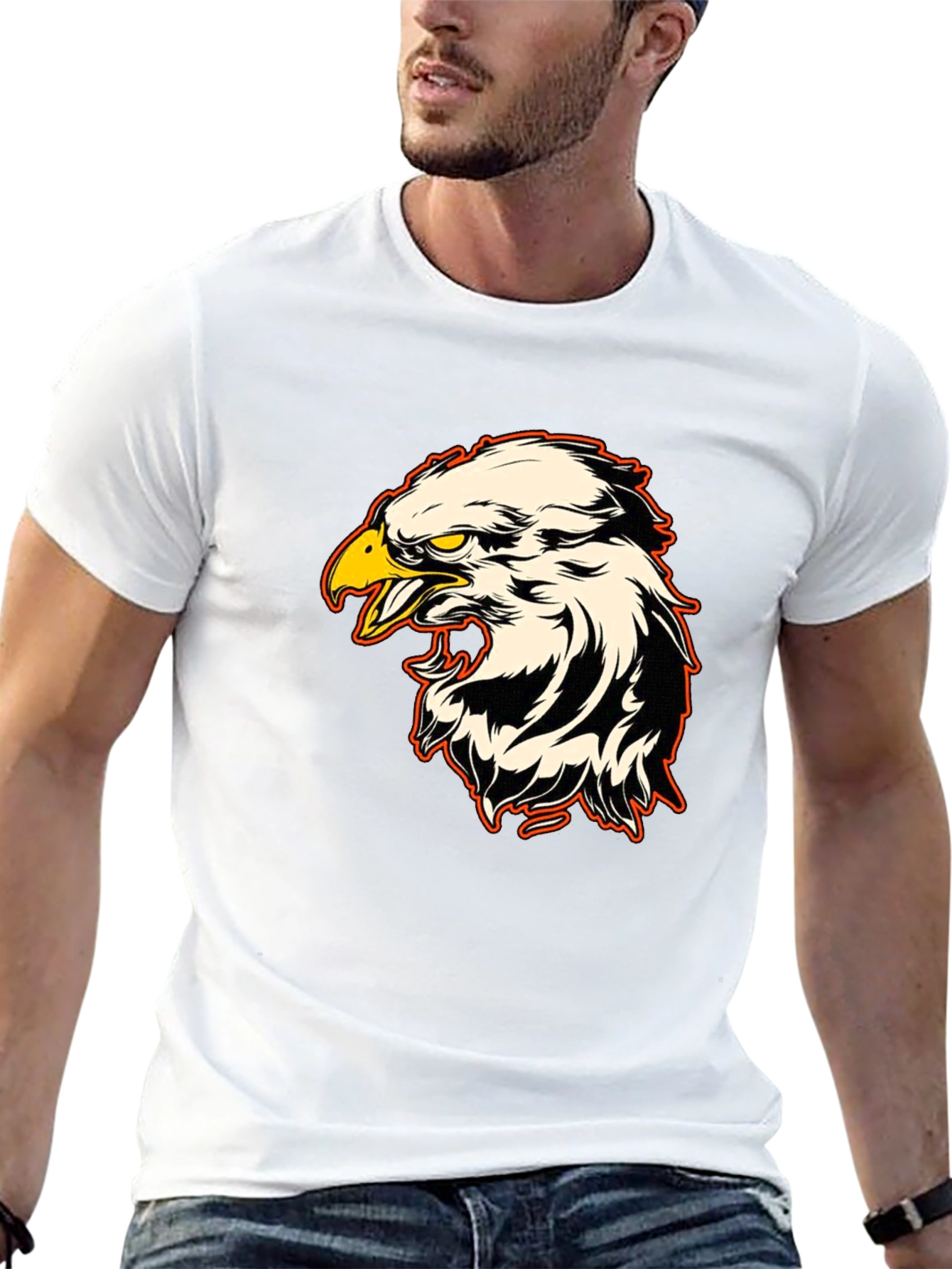 Eagle Graphic Tee - Bold Bird Design