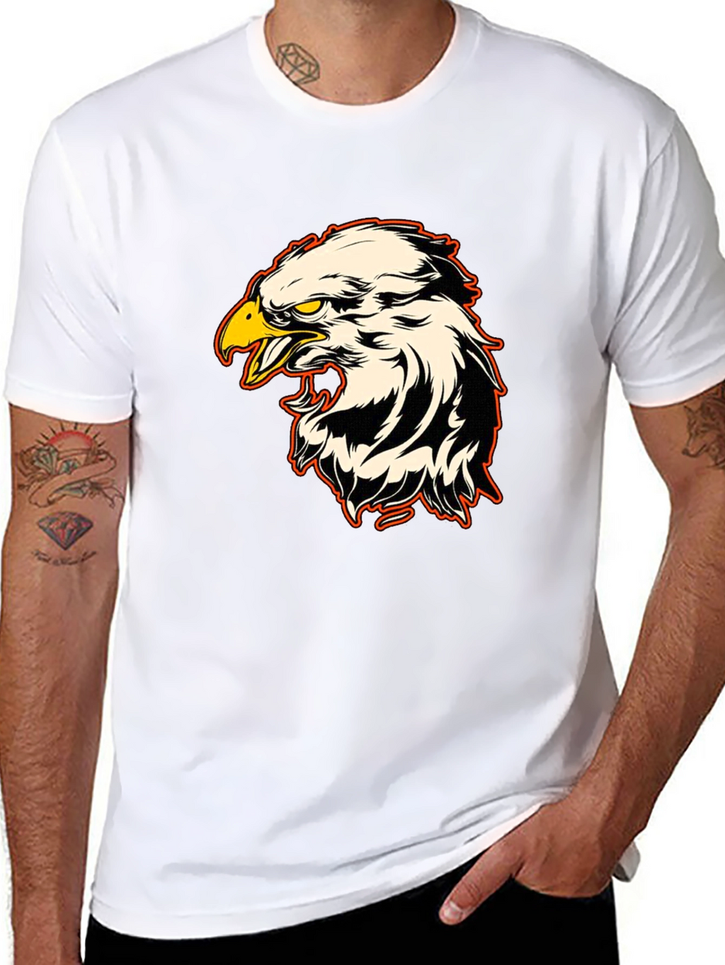 Eagle Graphic Tee - Bold Bird Design
