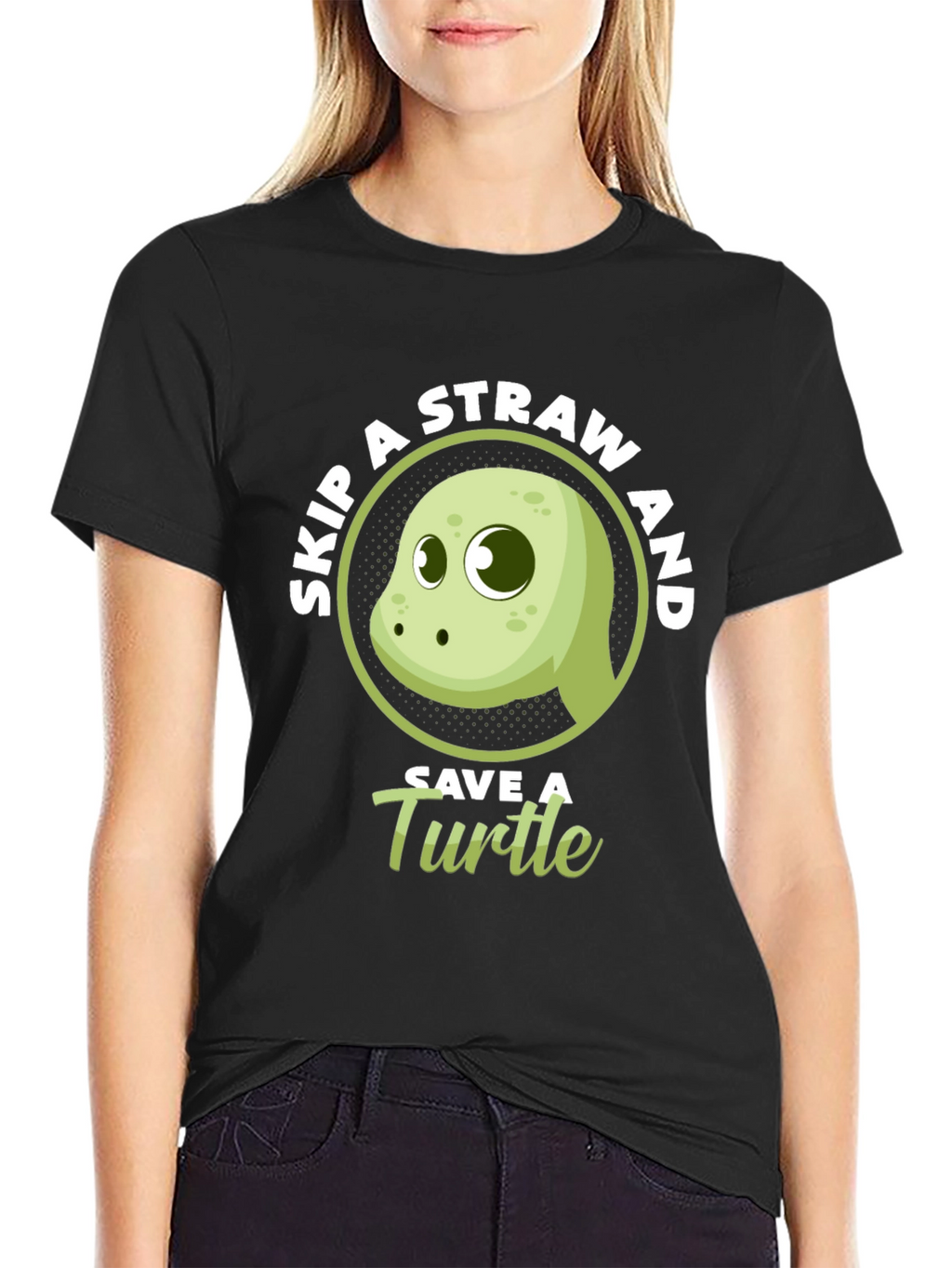 Save a Turtle T-Shirt: Skip the Straw