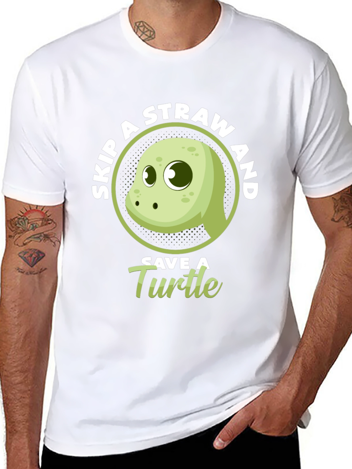 Save a Turtle T-Shirt: Skip the Straw