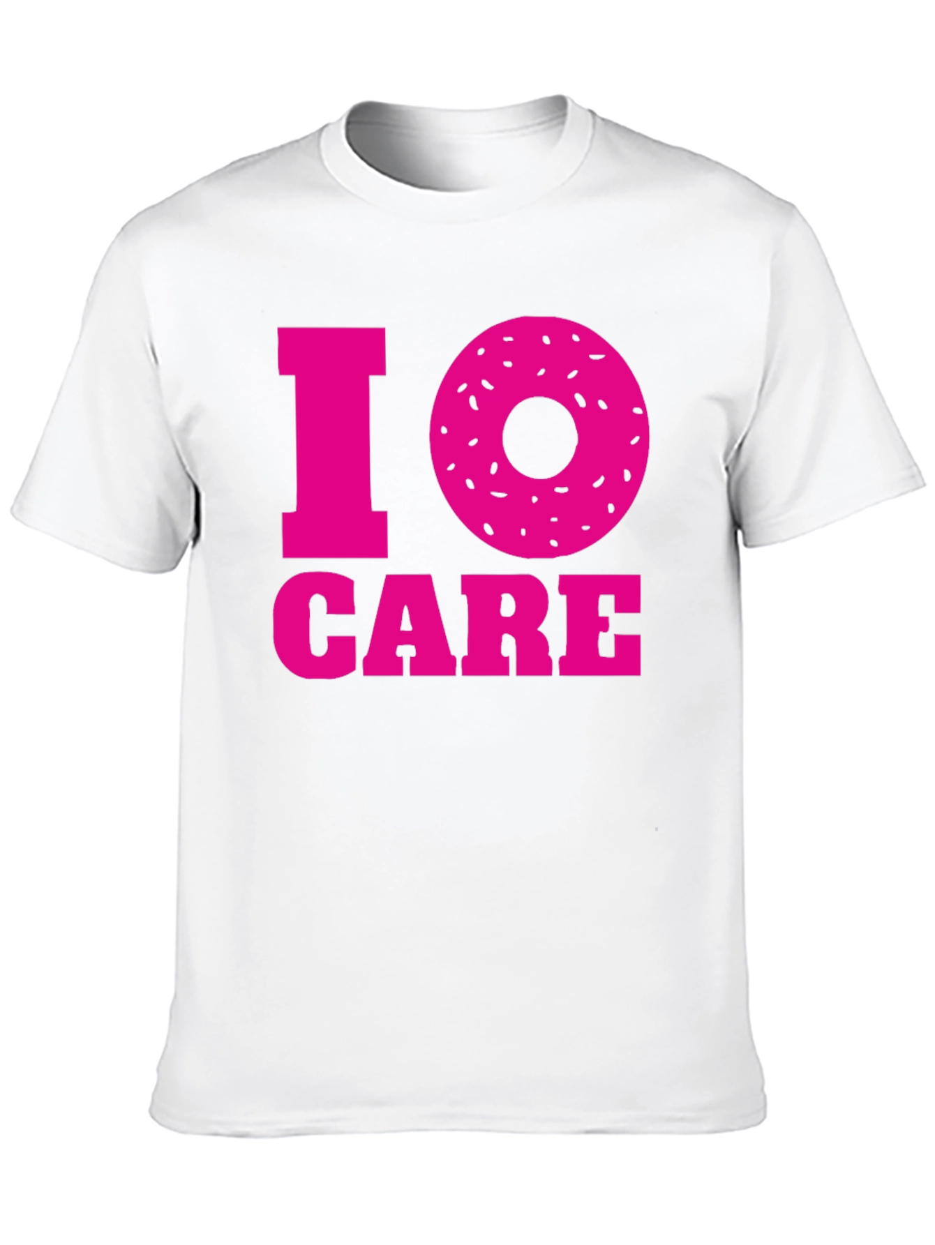I Donut Care Graphic Tee - Black