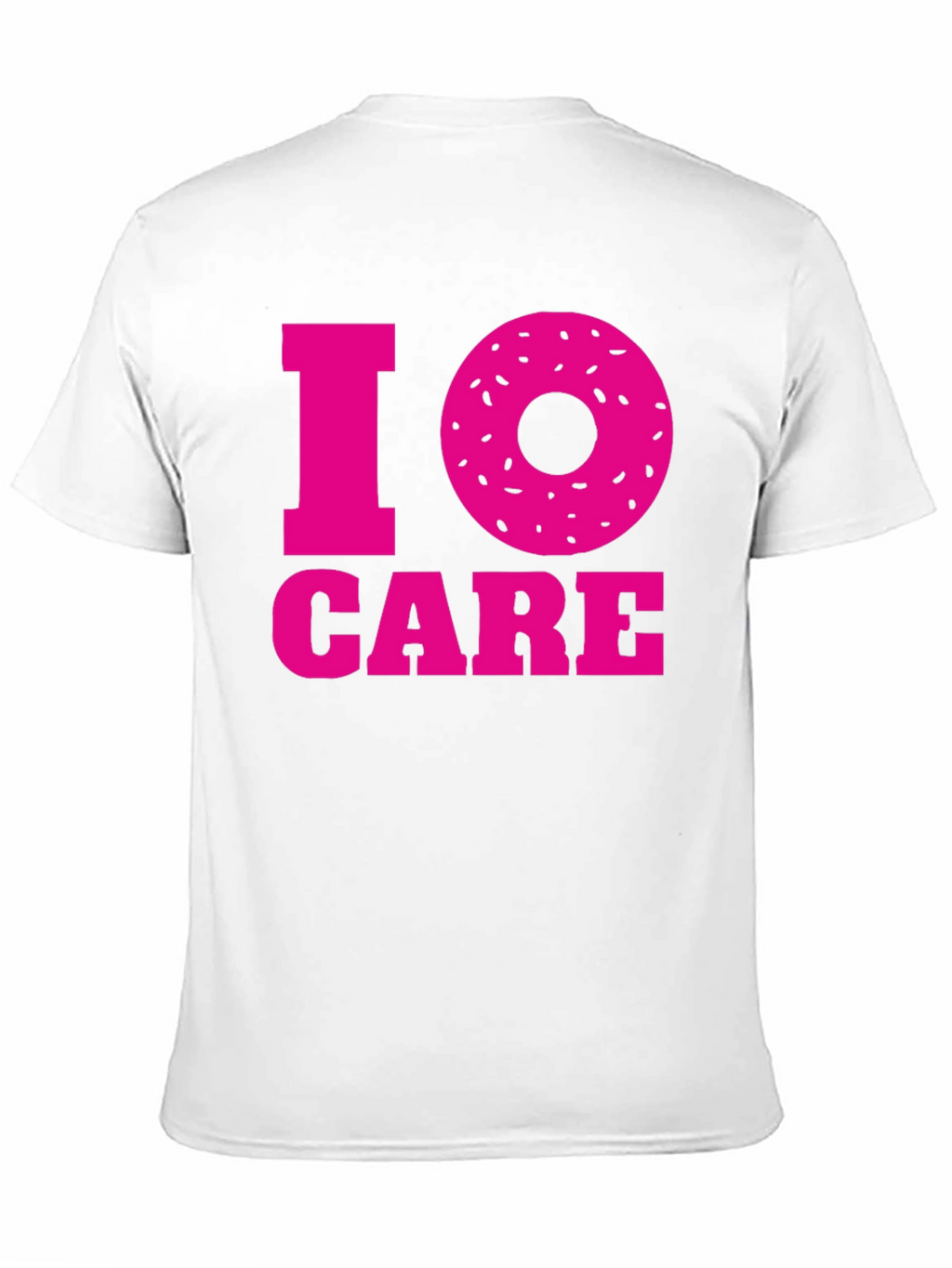 I Donut Care Graphic Tee - Black