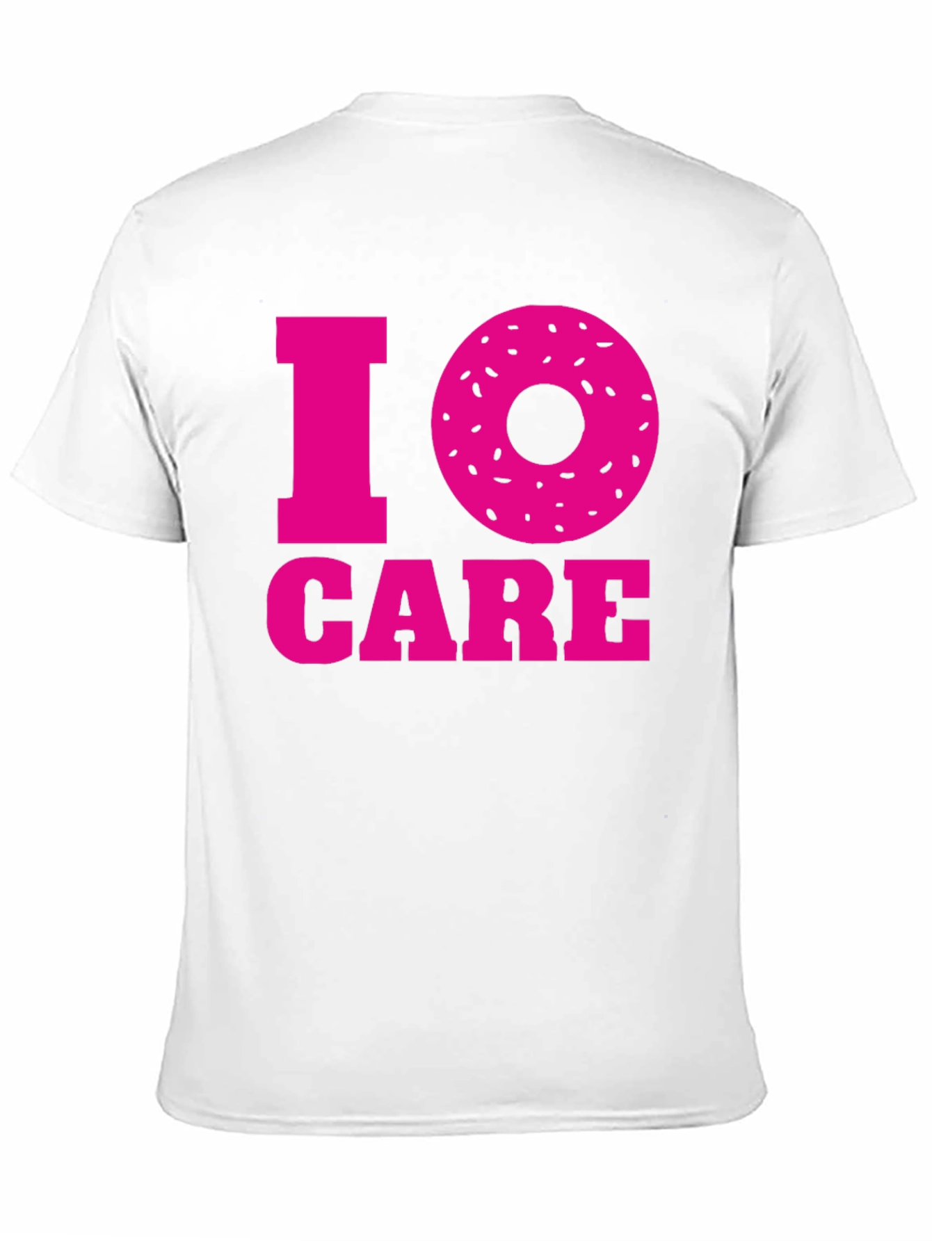 I Donut Care Graphic Tee - Black
