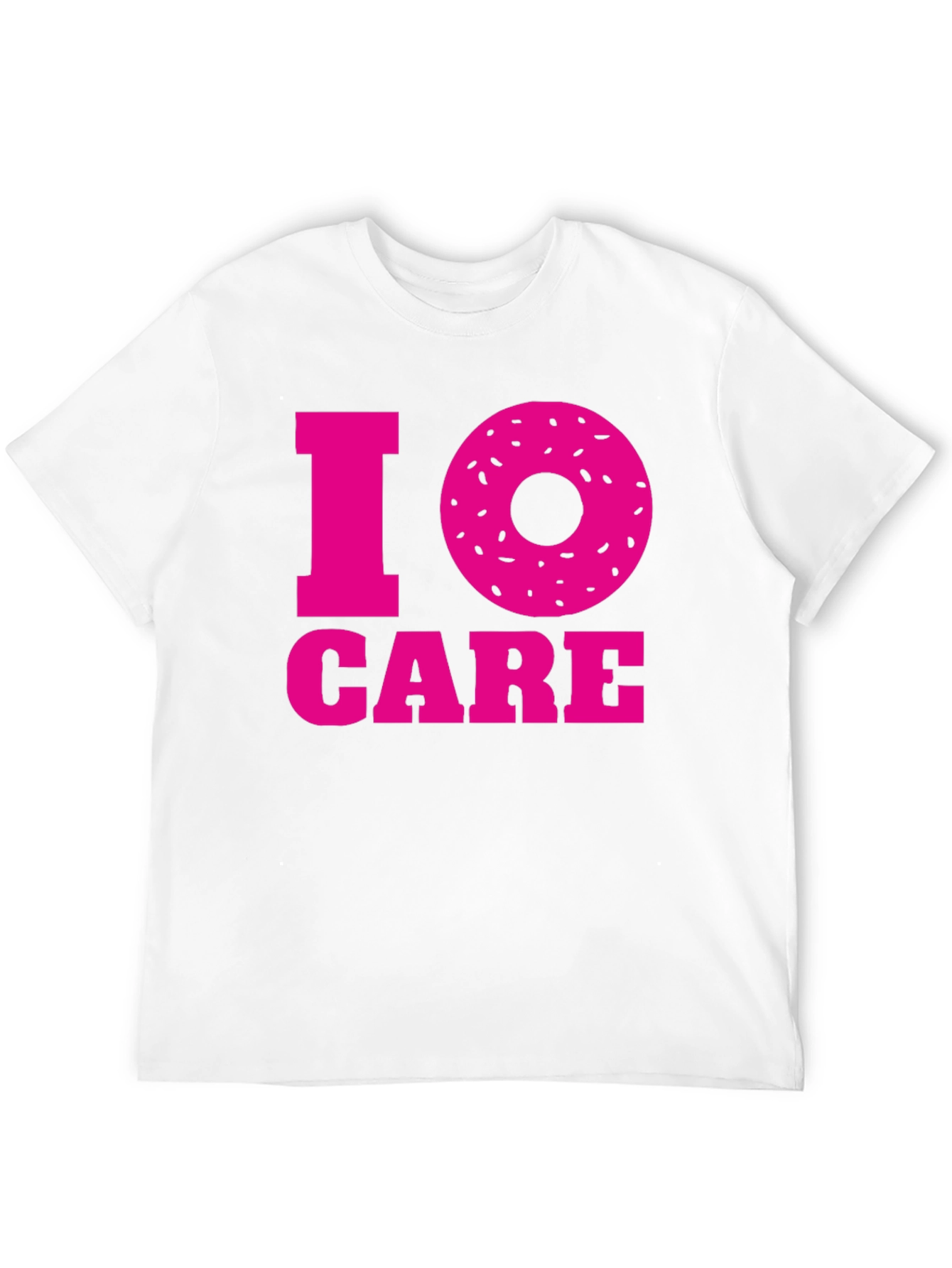 I Donut Care Graphic Tee - Black