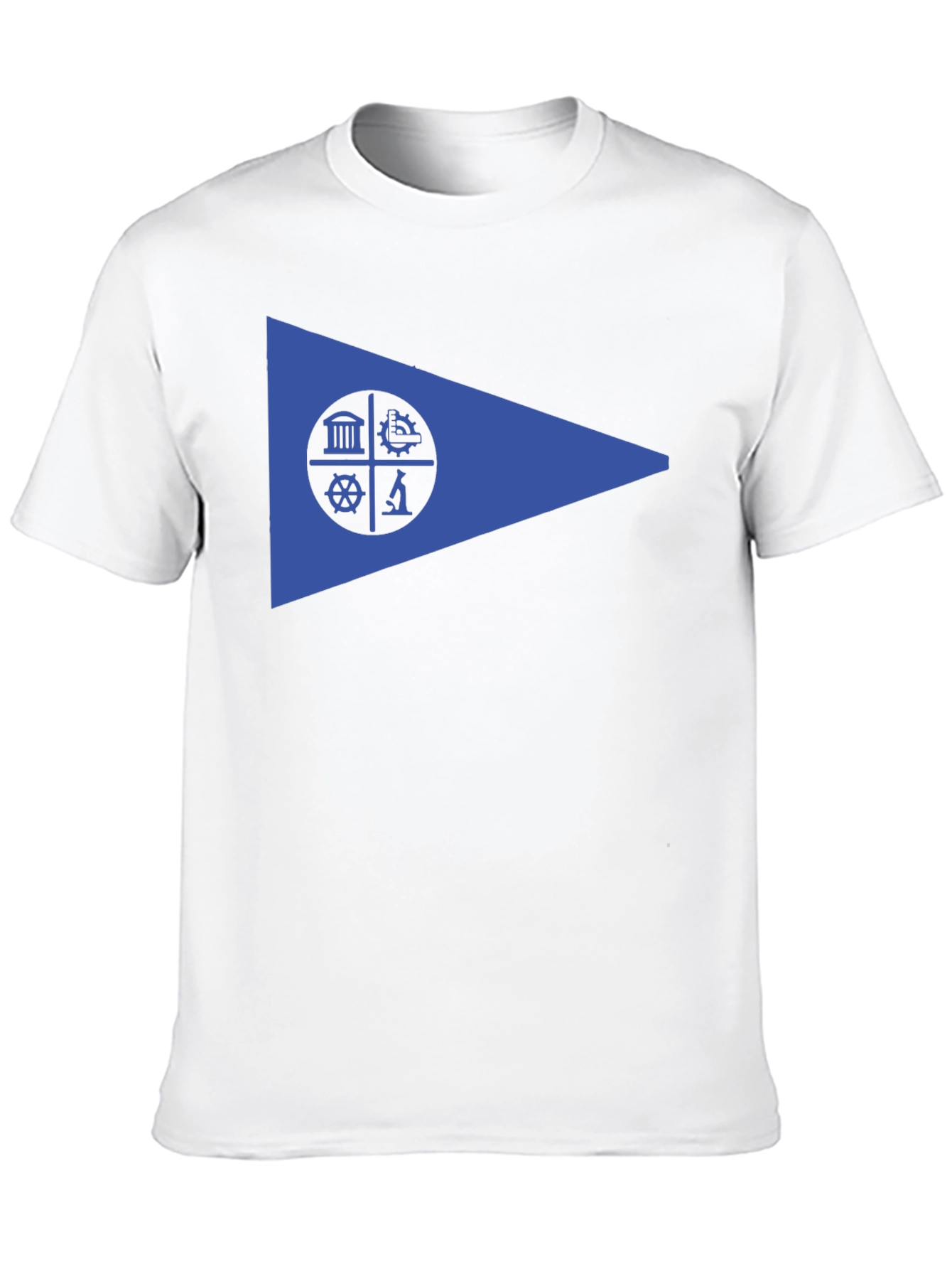 Geometric Emblem Black T-Shirt