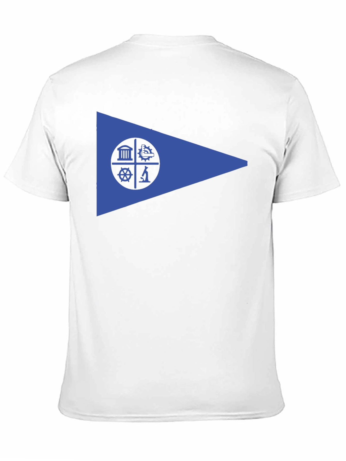 Geometric Emblem Black T-Shirt