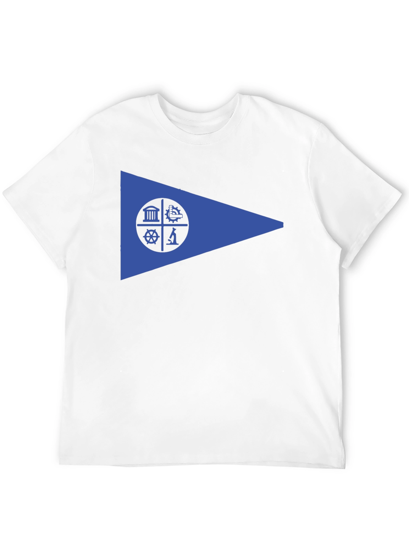 Geometric Emblem Black T-Shirt