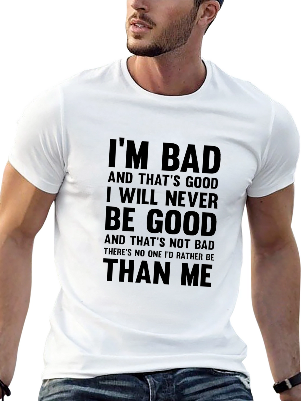 Im Bad Graphic Print T-Shirt - Mens