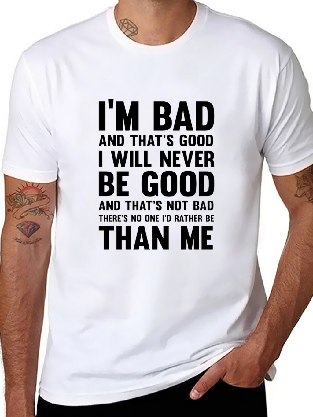 Im Bad Graphic Print T-Shirt - Mens