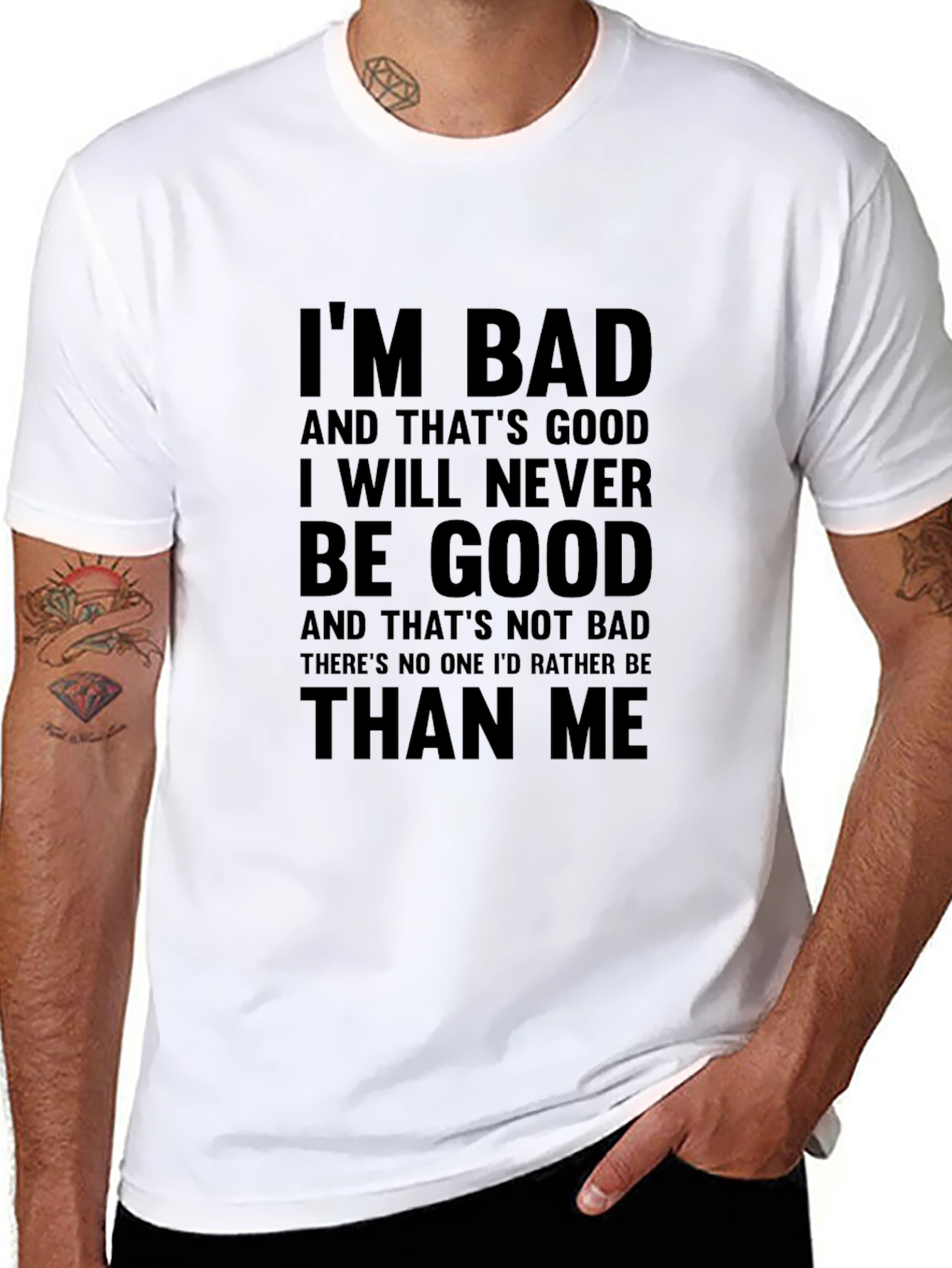 Im Bad Graphic Print T-Shirt - Mens