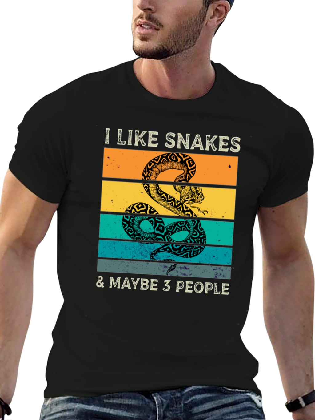 I Like Snakes T-Shirt - Funny Graphic Tee