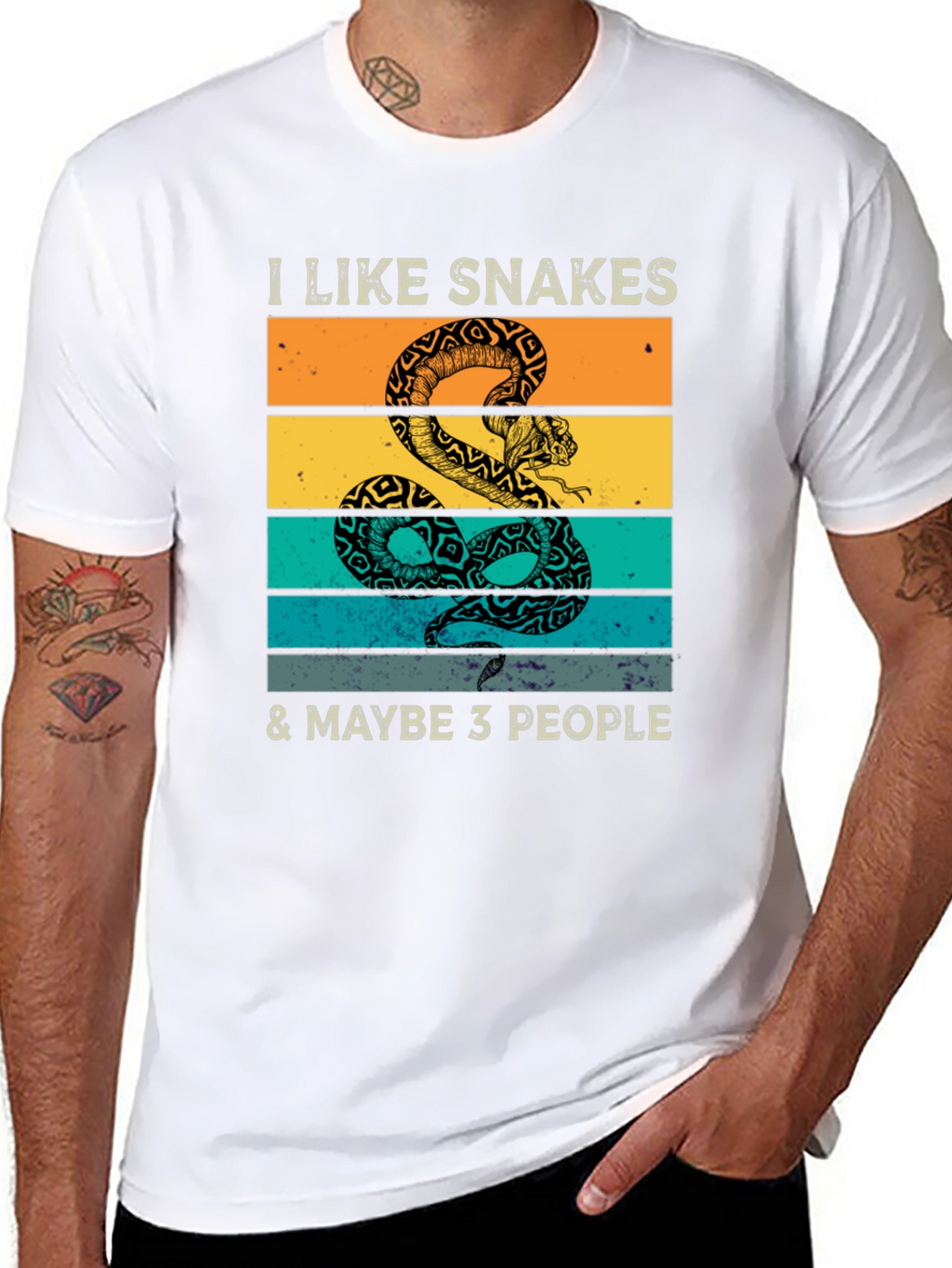 I Like Snakes T-Shirt - Funny Graphic Tee