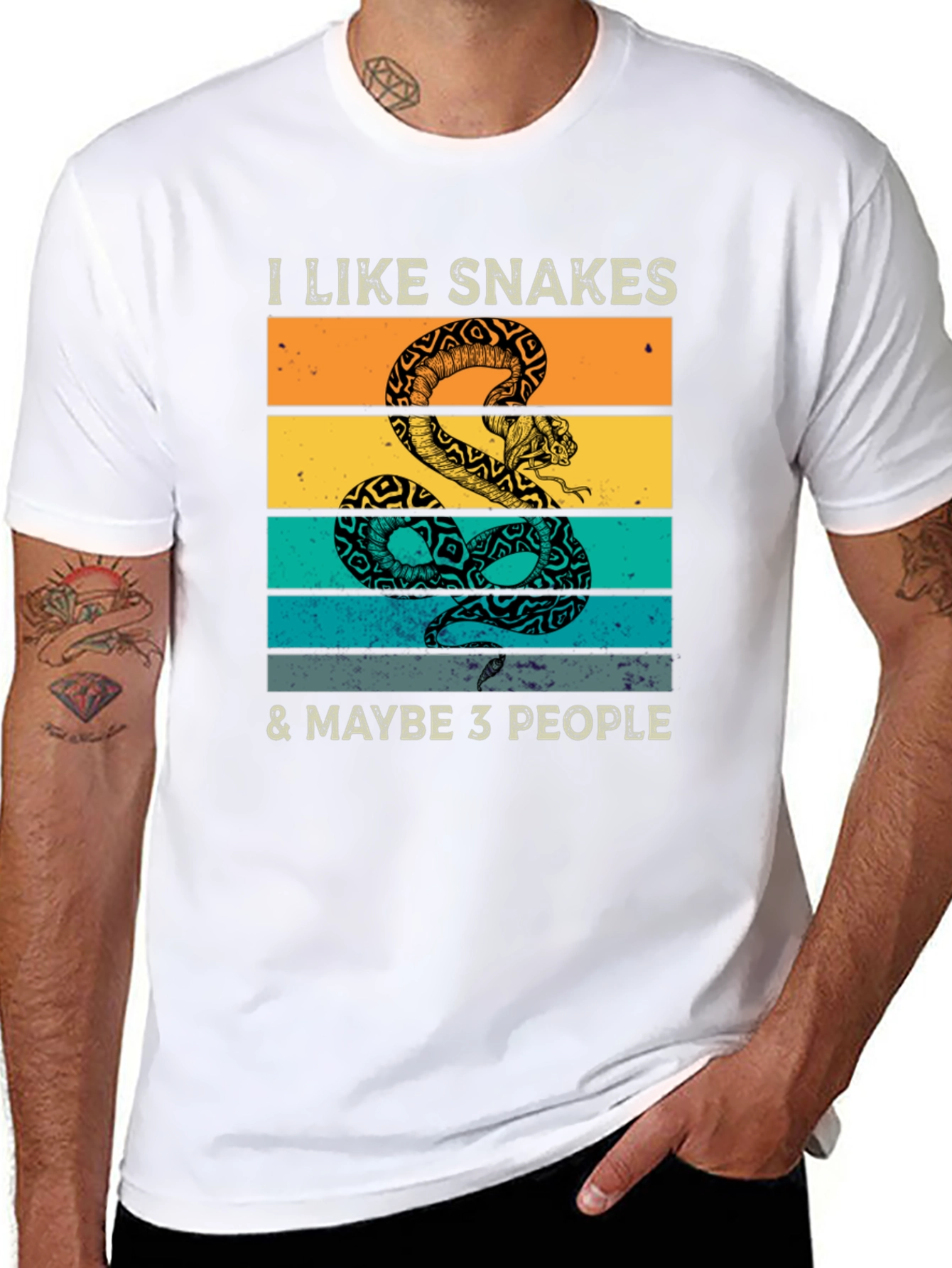 I Like Snakes T-Shirt - Funny Graphic Tee