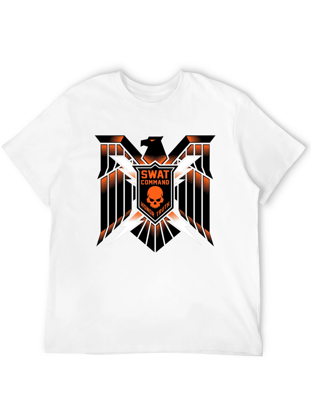 SWAT Command Skull Graphic Tee