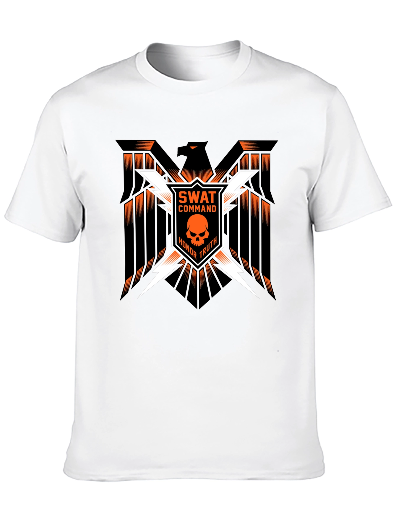 SWAT Command Skull Graphic Tee