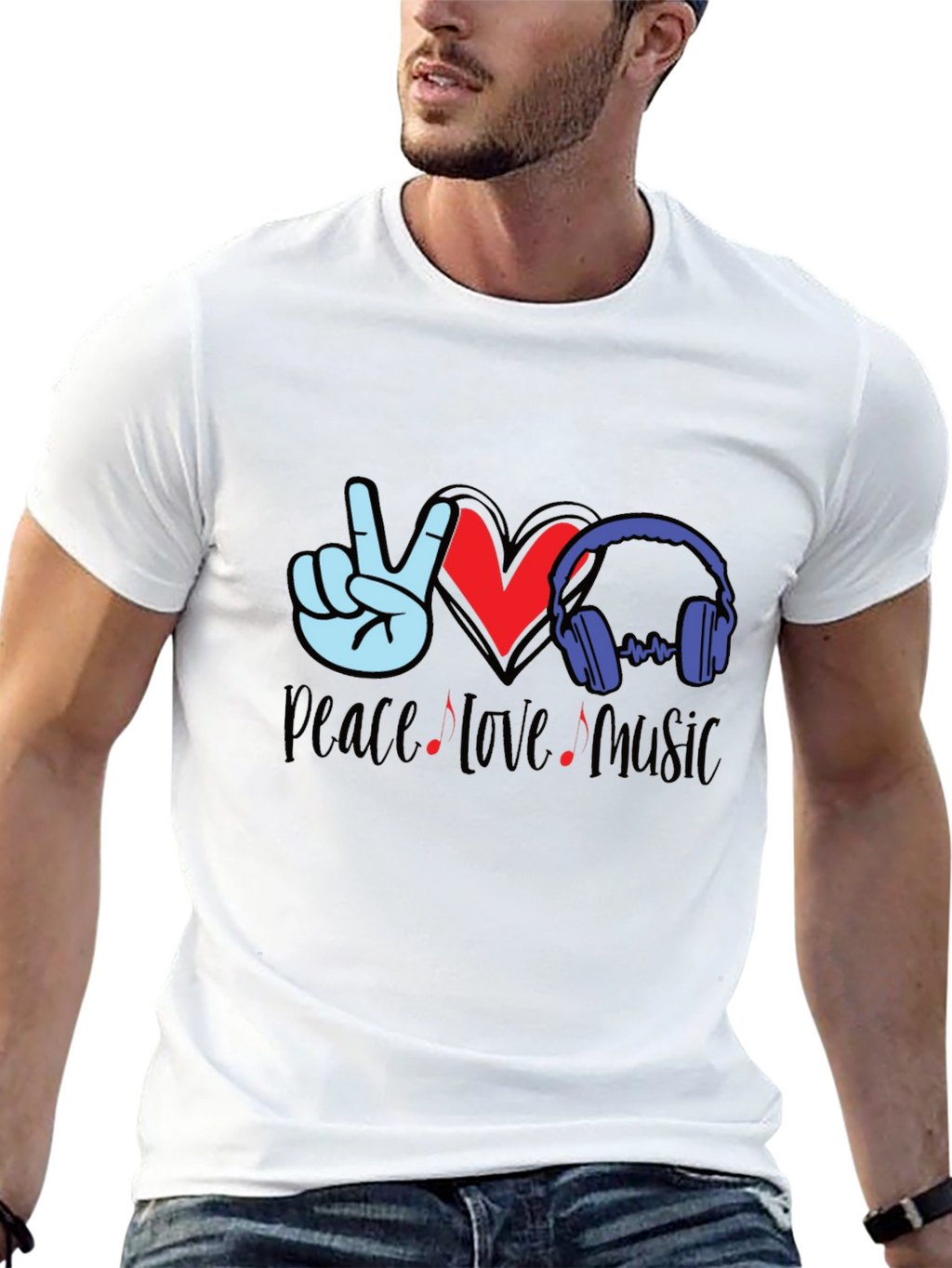 Peace Love Music T-Shirt