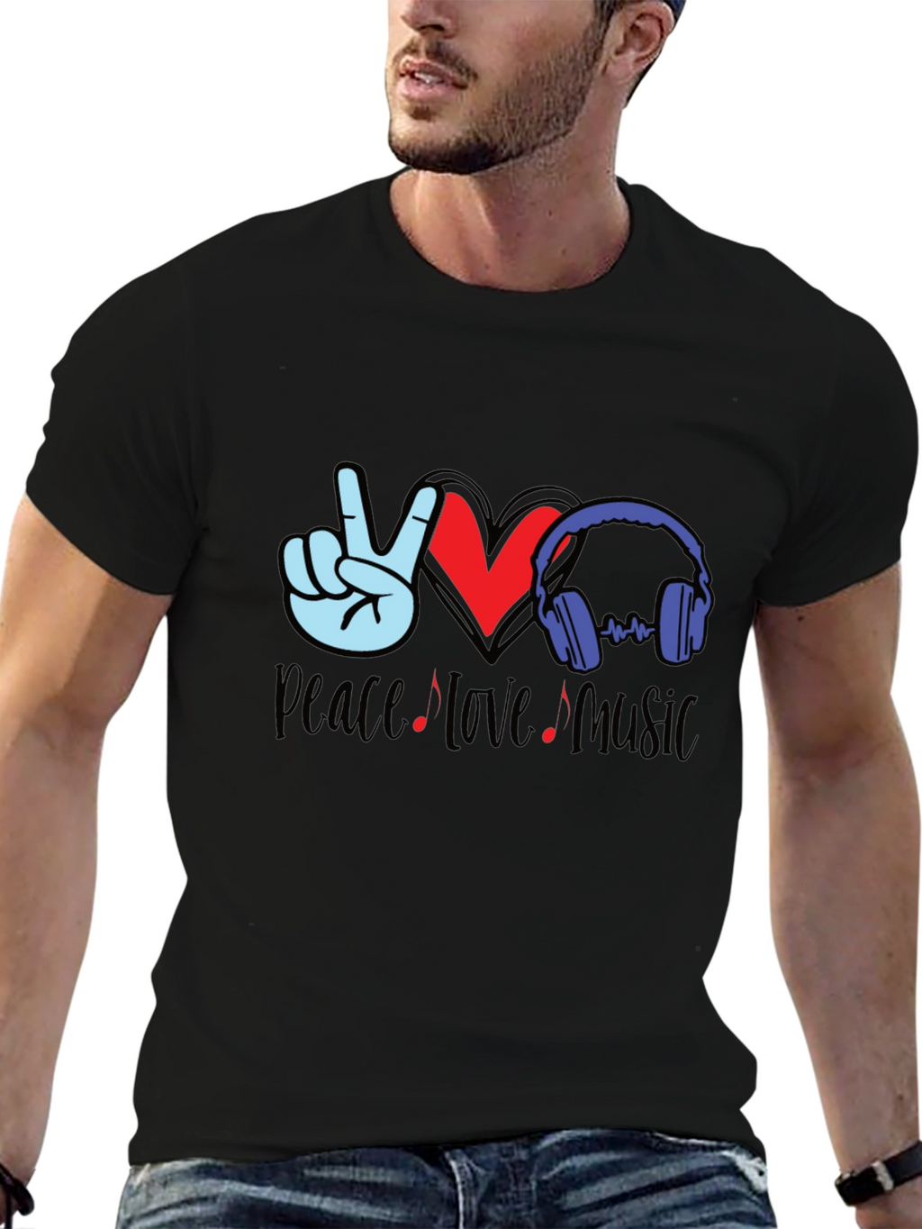 Peace Love Music T-Shirt