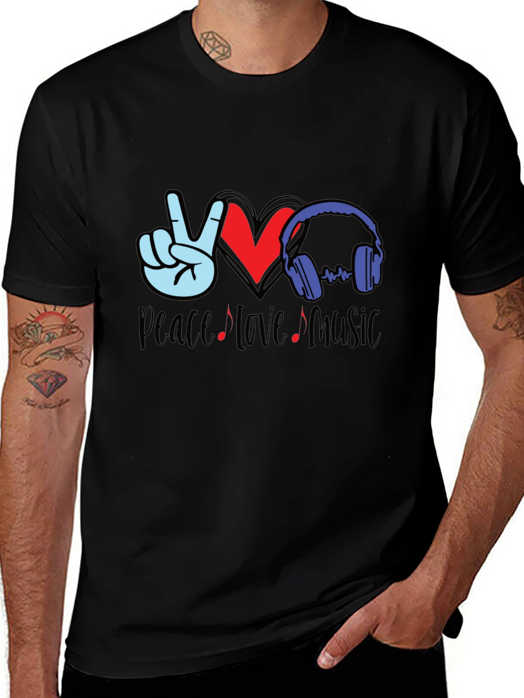 Peace Love Music T-Shirt