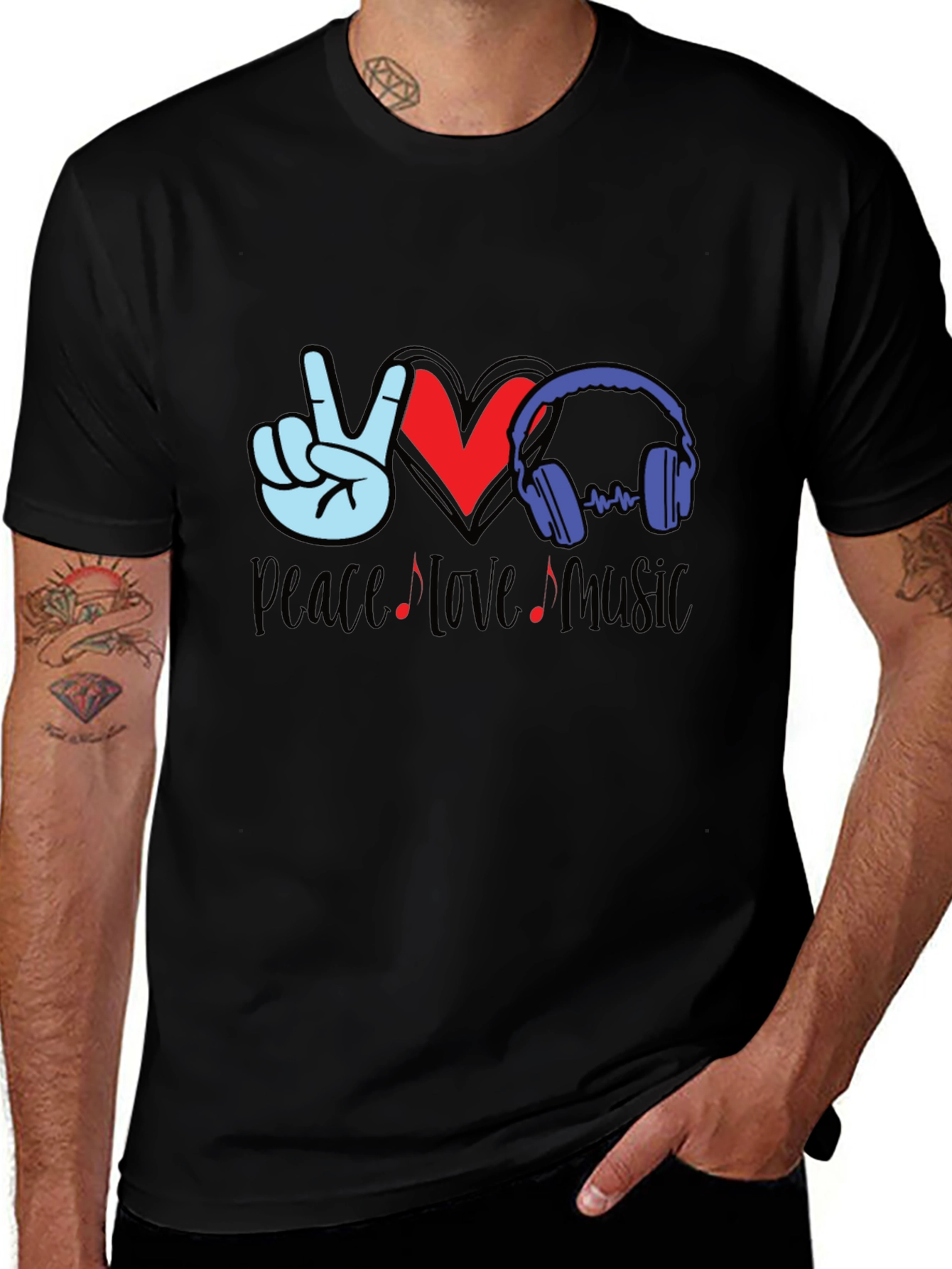 Peace Love Music T-Shirt