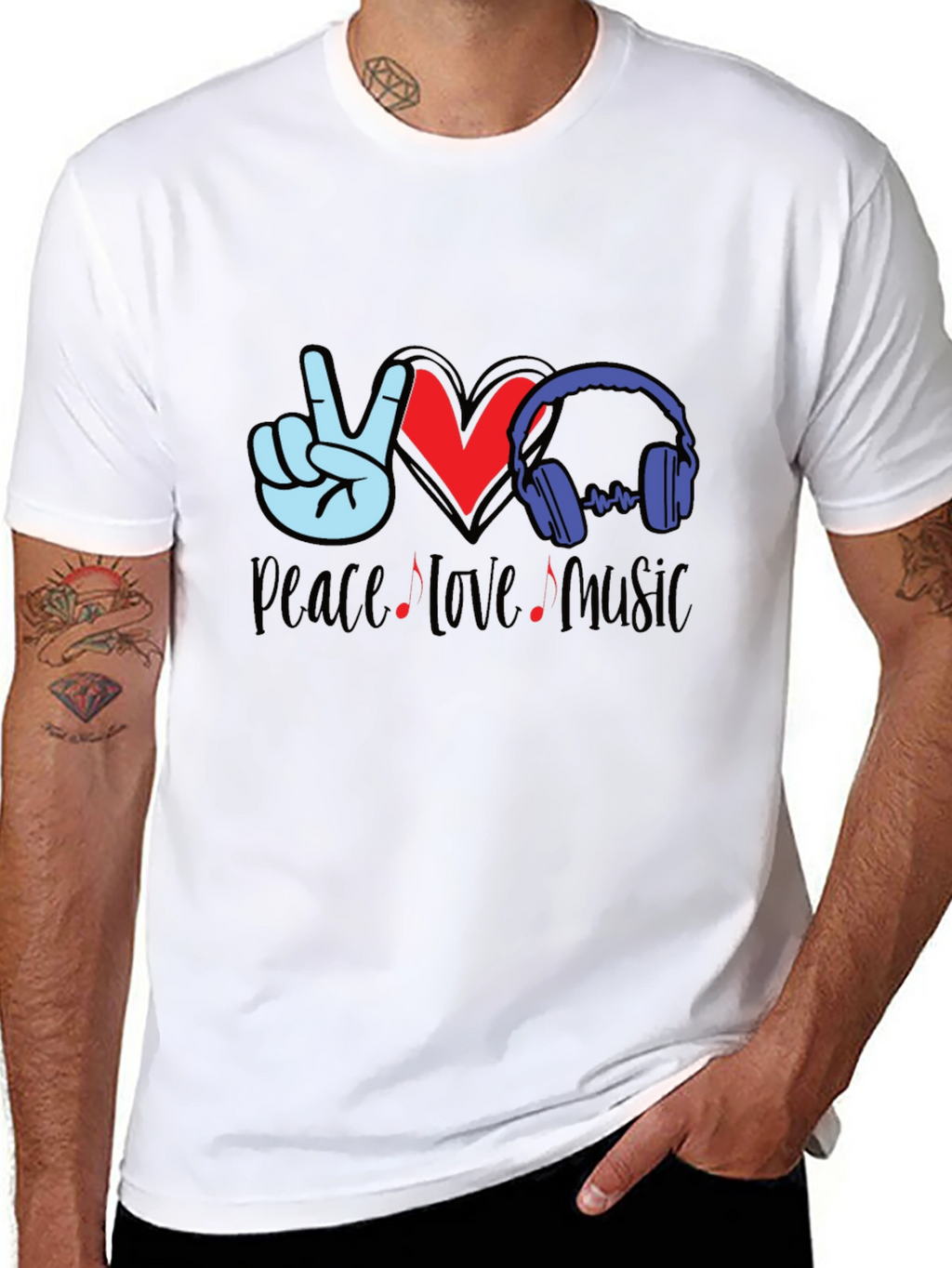 Peace Love Music T-Shirt