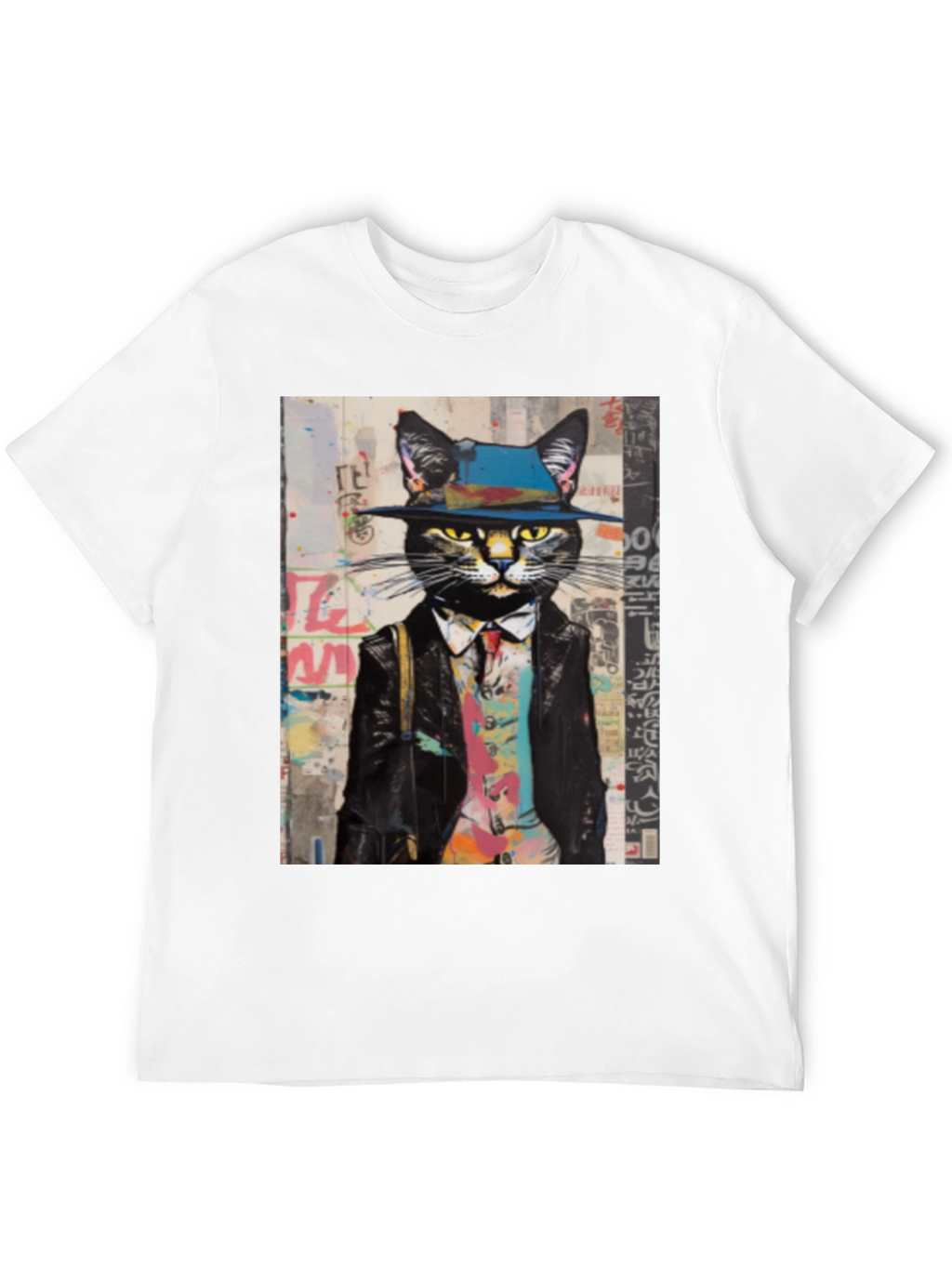 Dapper Cat T-Shirt: Stylish Feline Fashion Tee