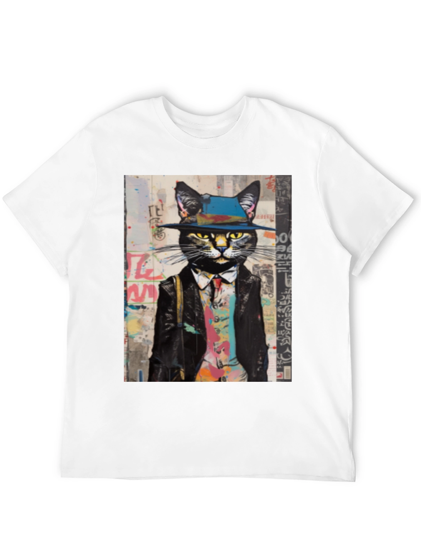Dapper Cat T-Shirt: Stylish Feline Fashion Tee