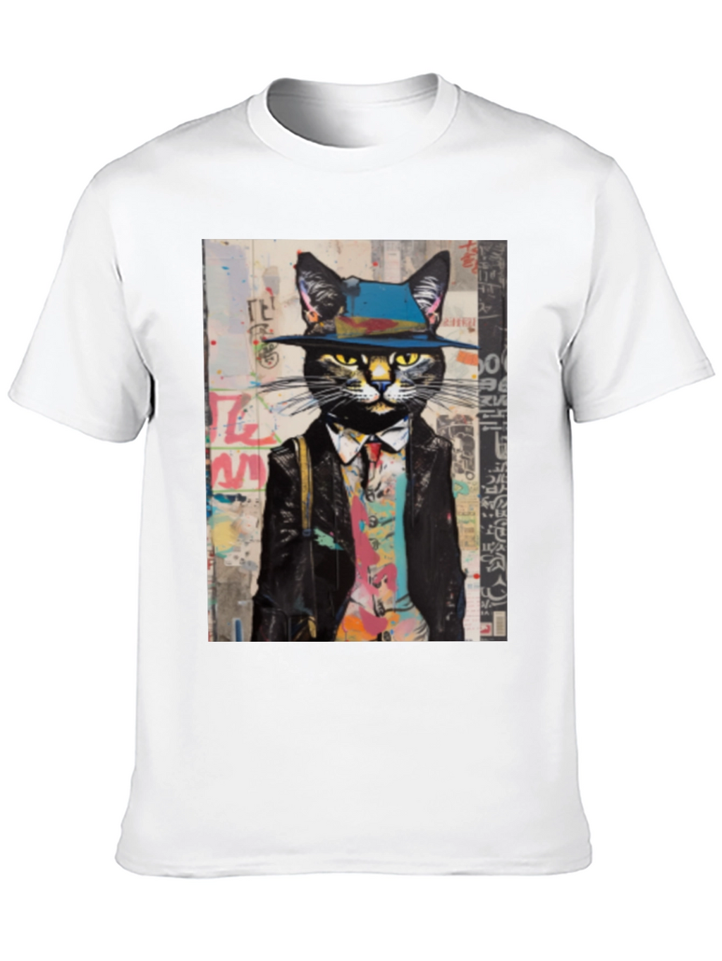 Dapper Cat T-Shirt: Stylish Feline Fashion Tee