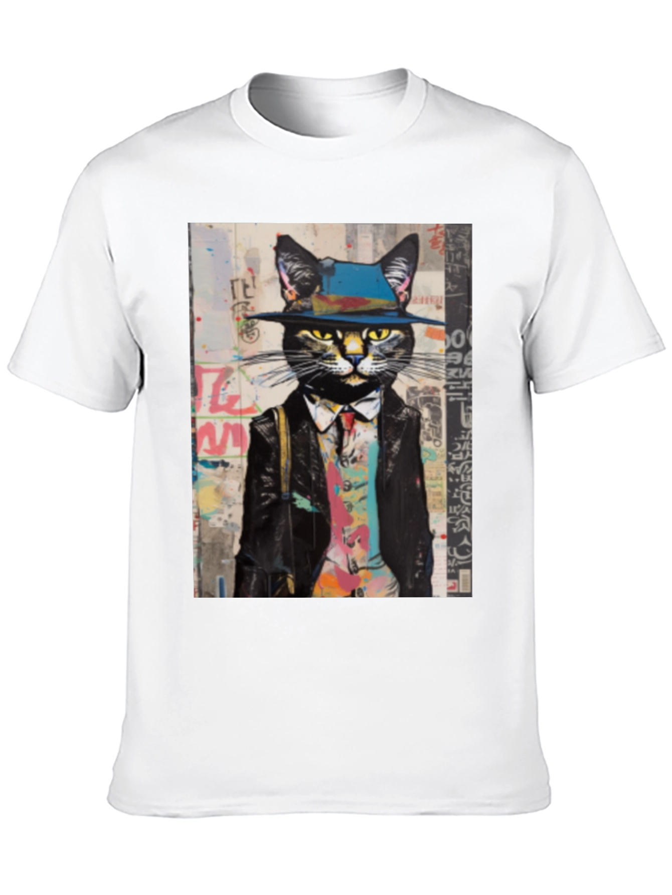 Dapper Cat T-Shirt: Stylish Feline Fashion Tee