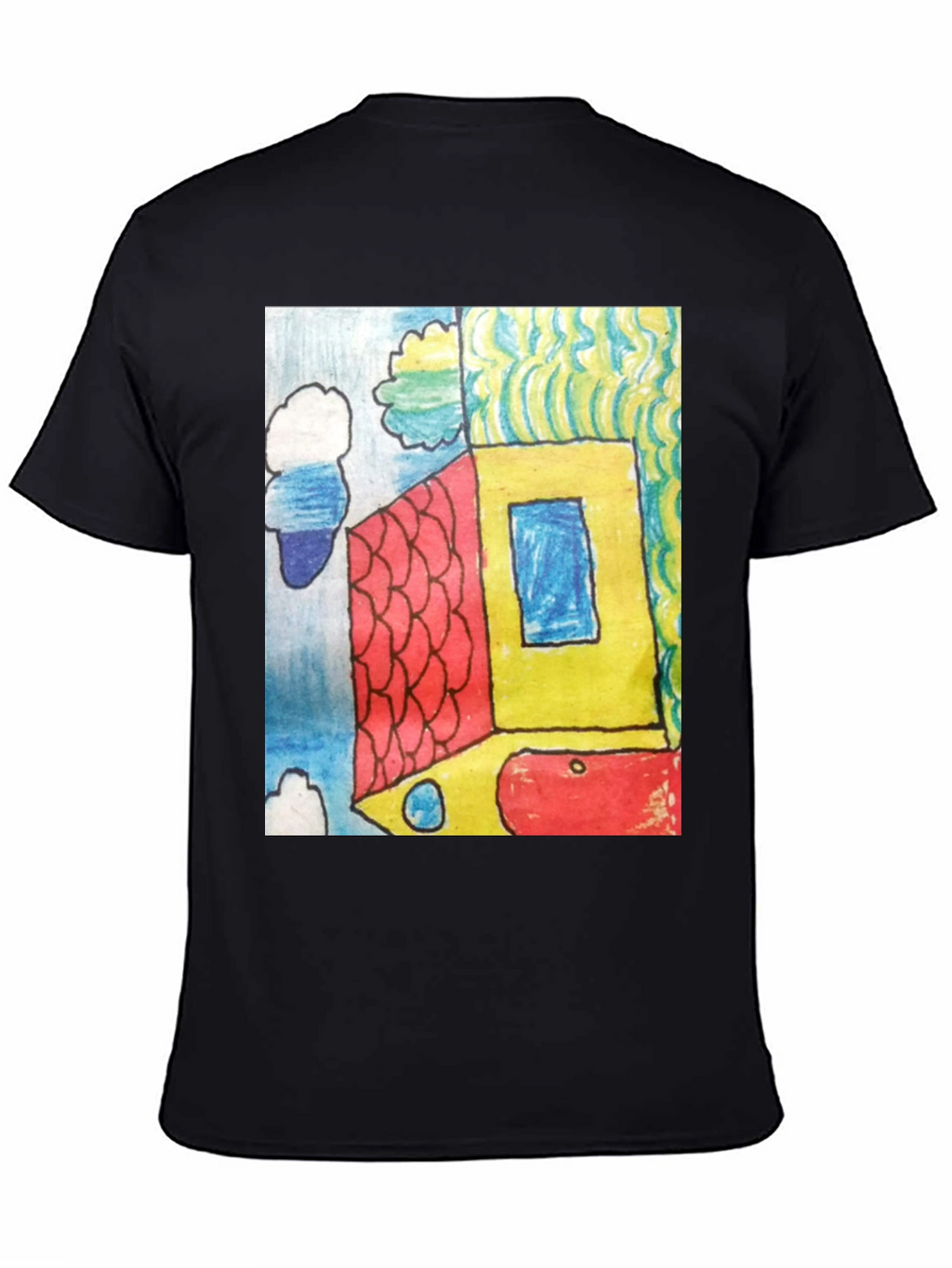 Abstract House Graphic Tee - Modern Art T-Shirt
