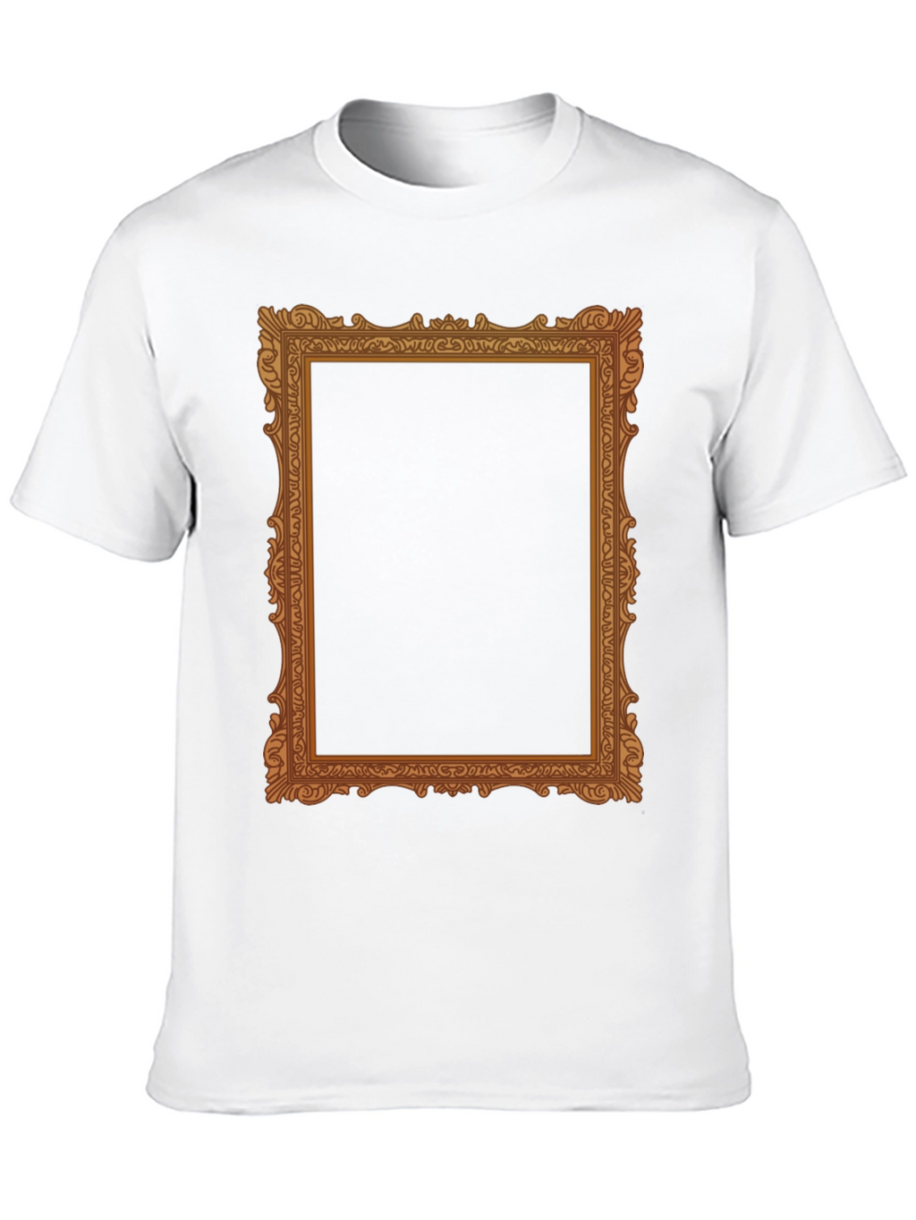 Ornate Frame Graphic Tee - Classic Black T-Shirt